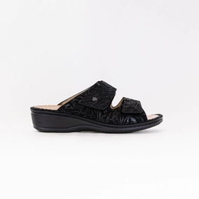 Finn Comfort Jamaika-S (Women's) - Black Deliza Quick Grab Clear Shape