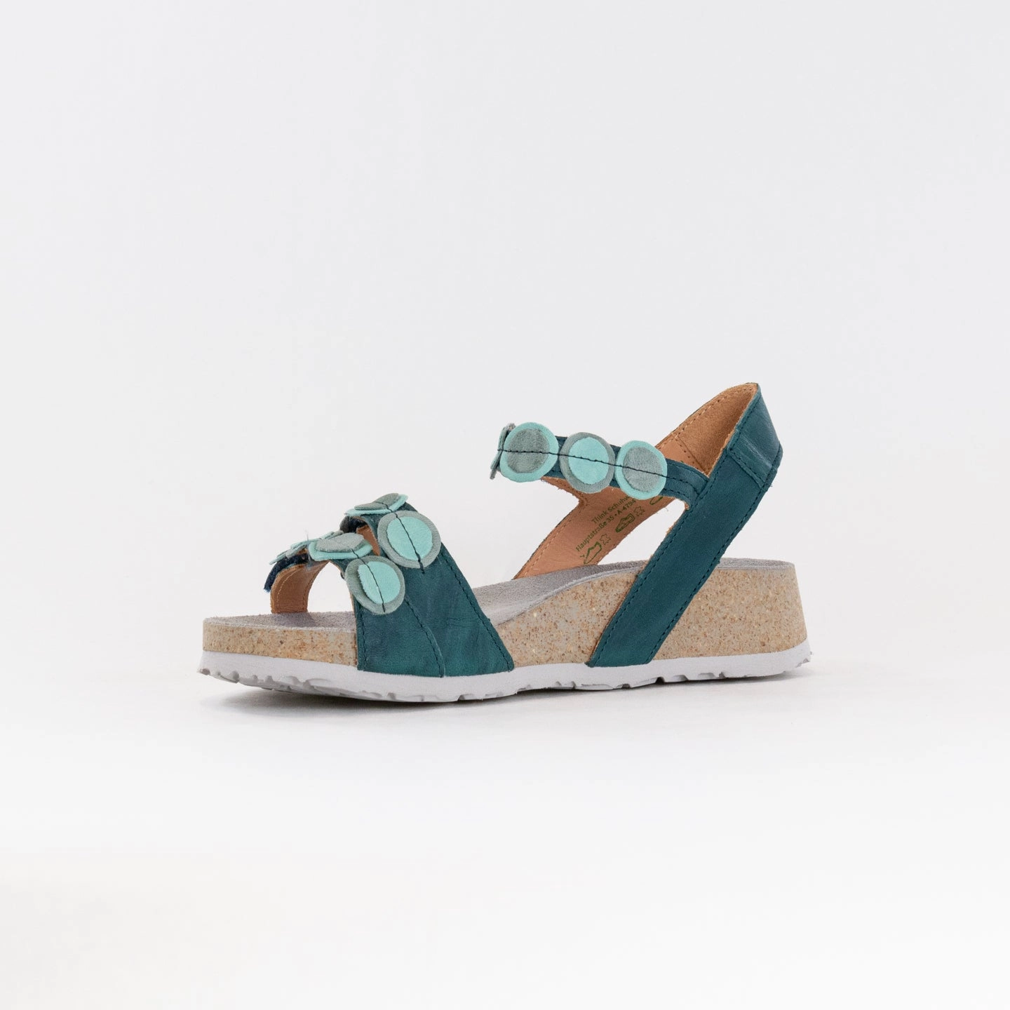 Light Travel Shoes Slim Shape Think Koak Sandal (Women's) - Atlantic Kombi
