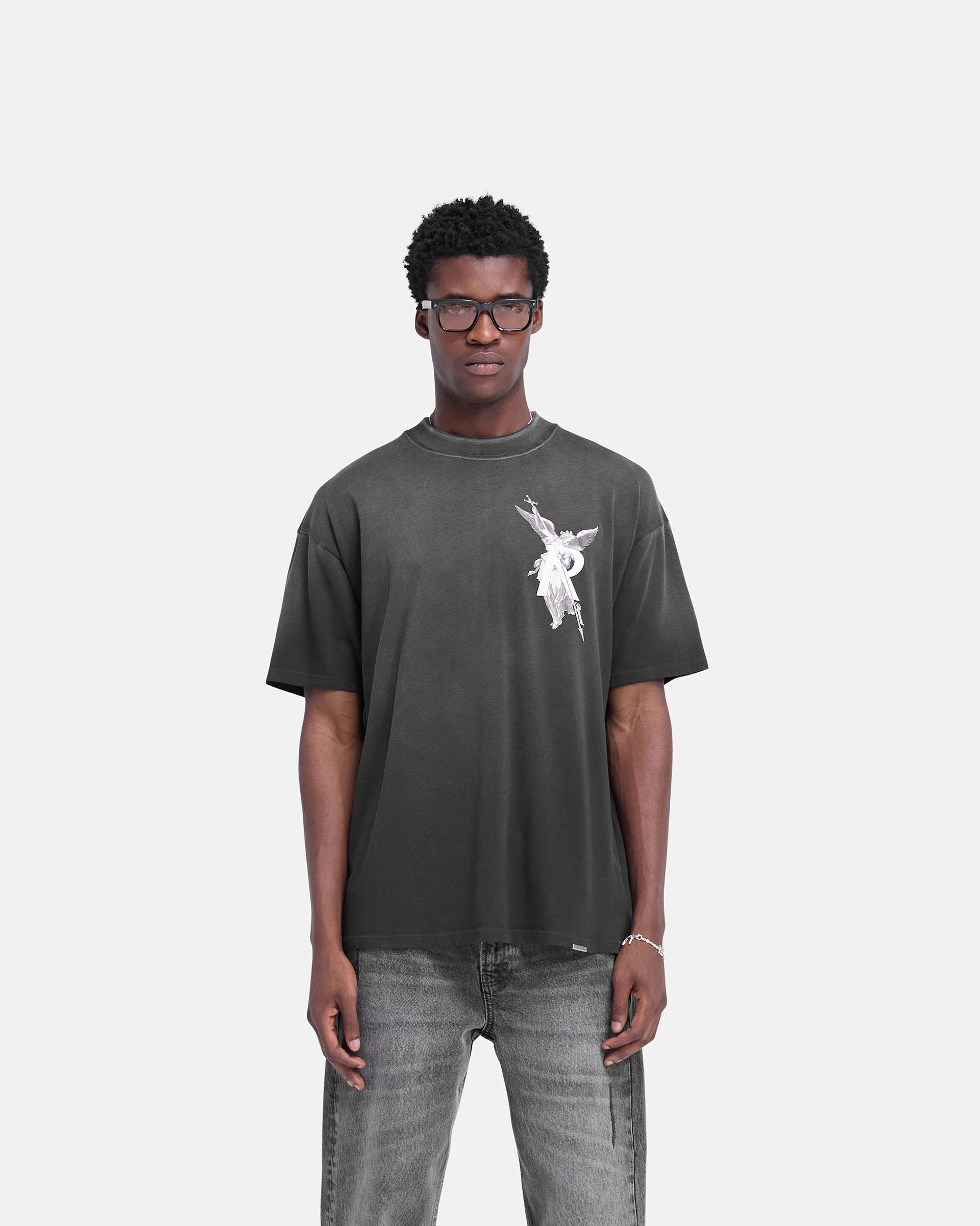 Lightweight Comfort Archangel T-Shirt - Stained Black