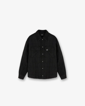 Wadded Overshirt - Black Premium Fabric