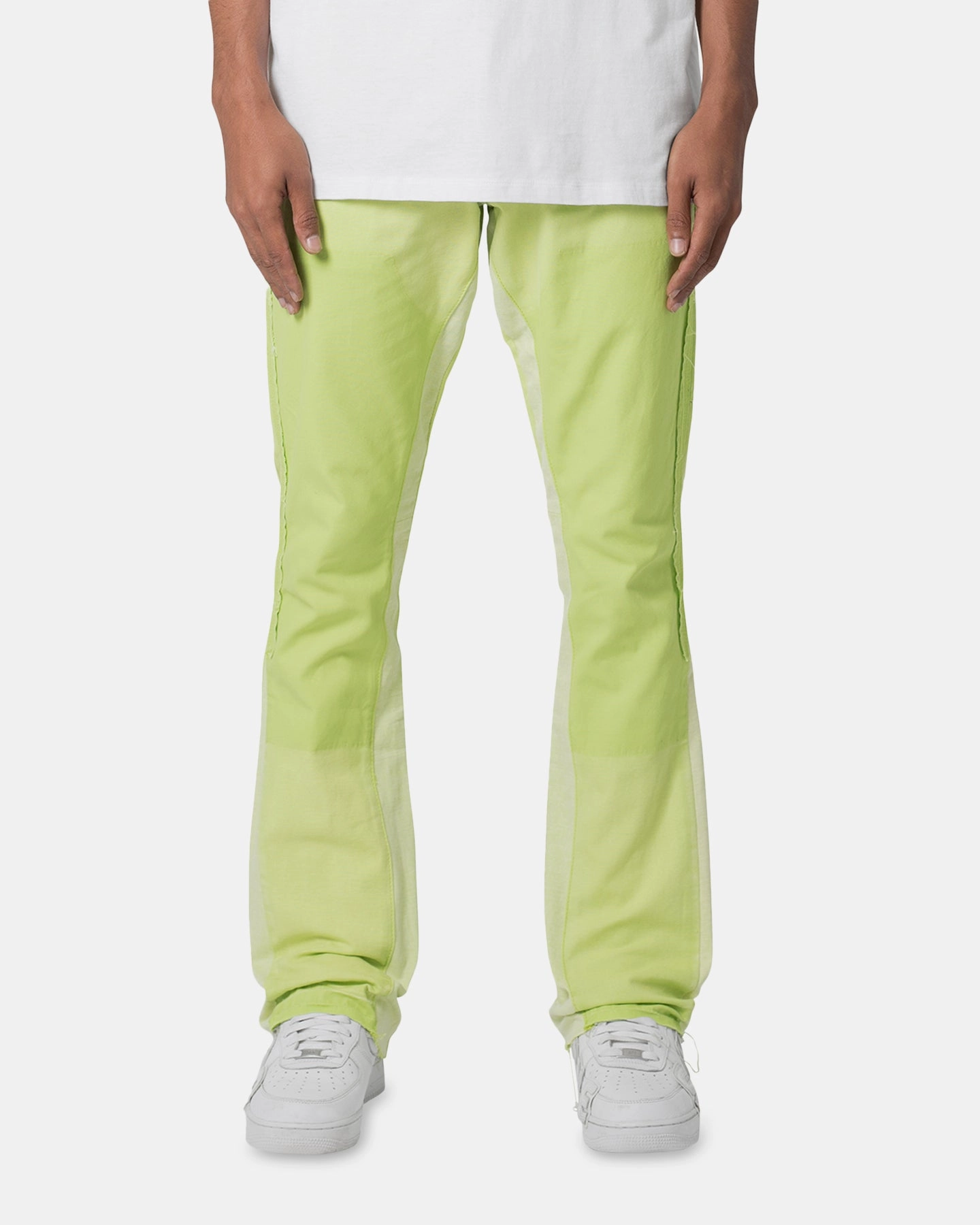 Versatile Comfort MNML B501 Flare Denim Jeans Green