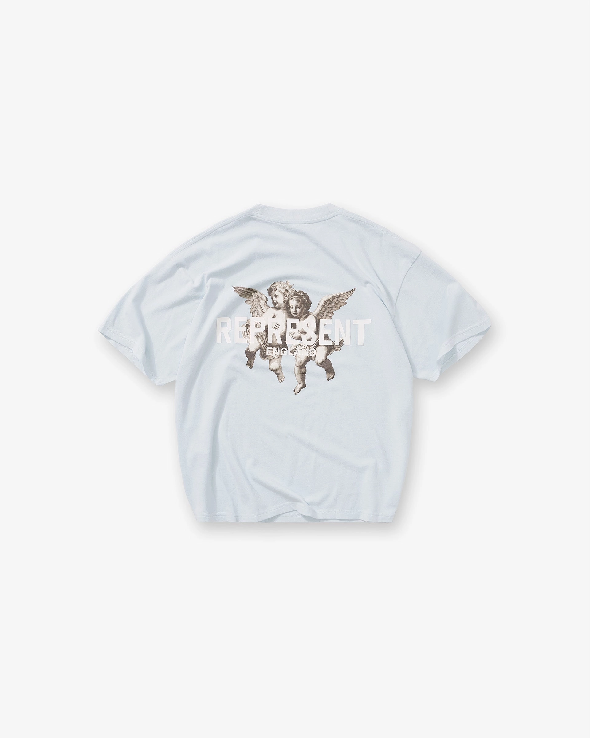 Legacy Cherubs T-Shirt - Cloud Scoop neck V neck style