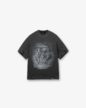 Atlas T-Shirt - Stained Black Casual Look