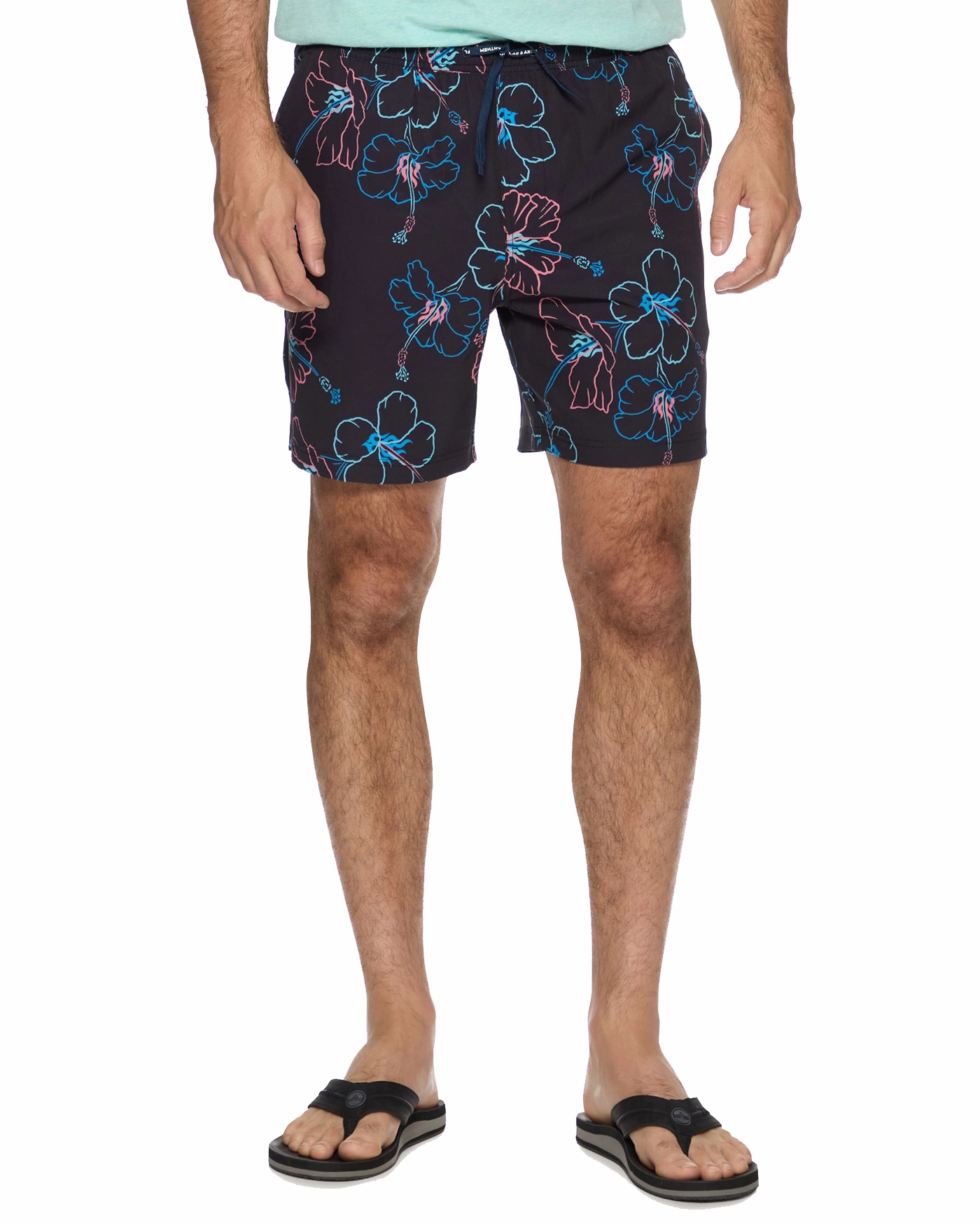 Minimalist Style AUBURNDALE TROPICAL PRINT SWIM SHORT - 6.5?? INSEAM
