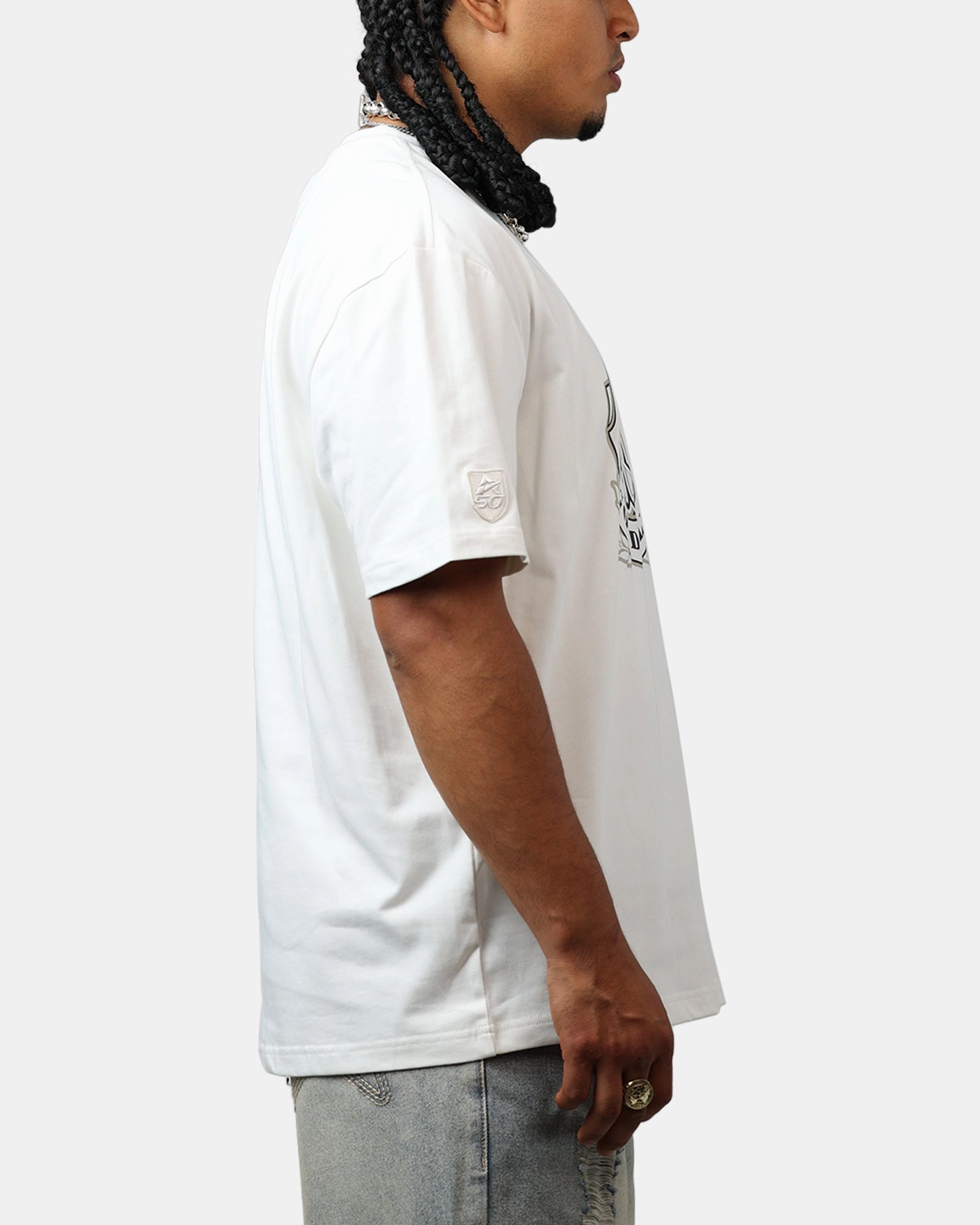 Breathable3DKnit standard fit Avirex Gold Club T-Shirt Birch