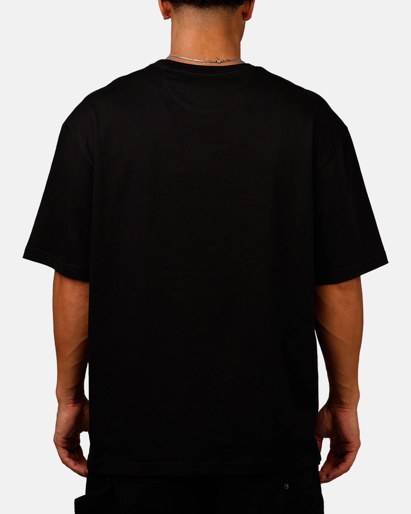 Avirex Script T-Shirt Black Breathable Knit Fabric