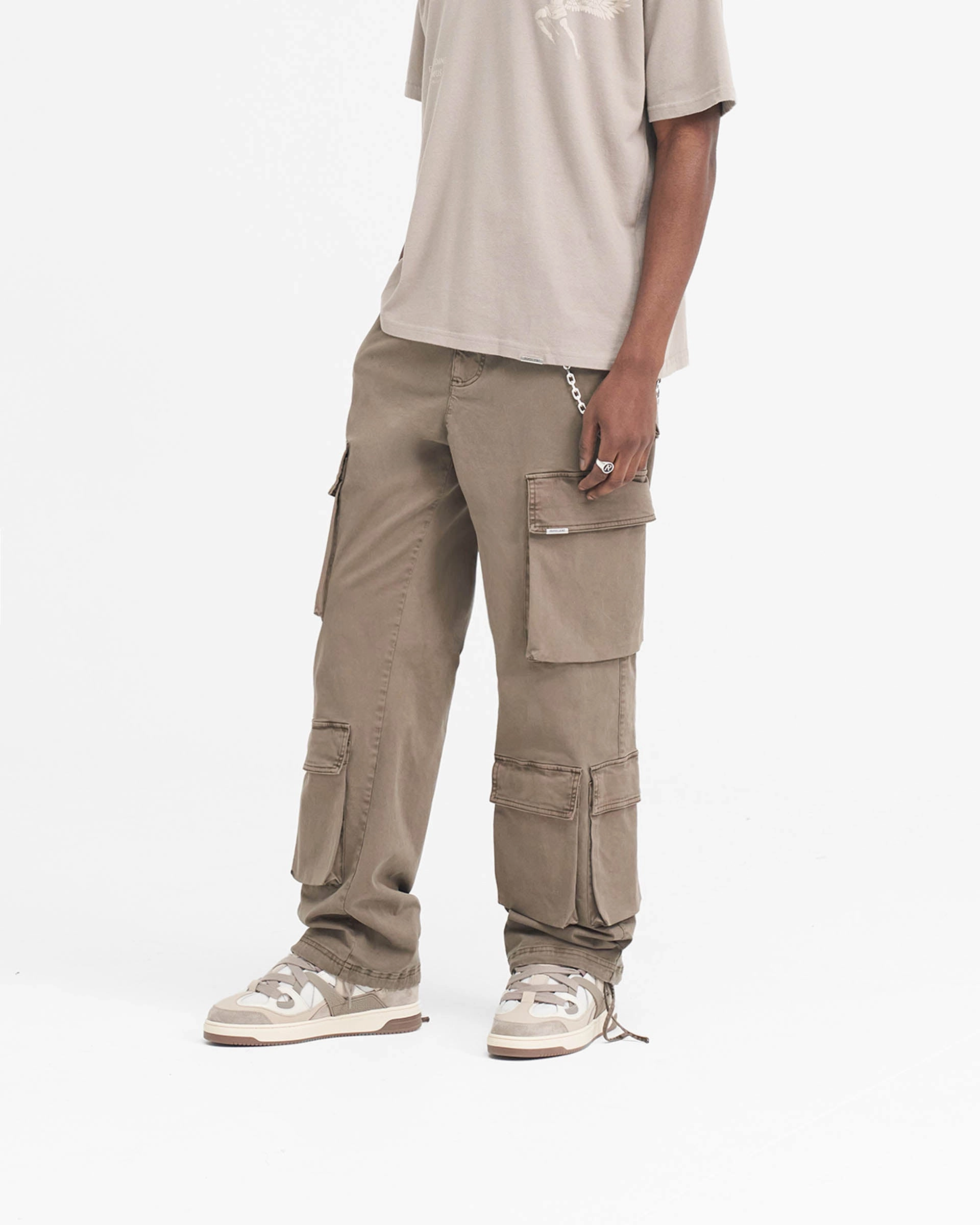 quick dry Zip-off legs Baggy Cargo Pant - Dawn