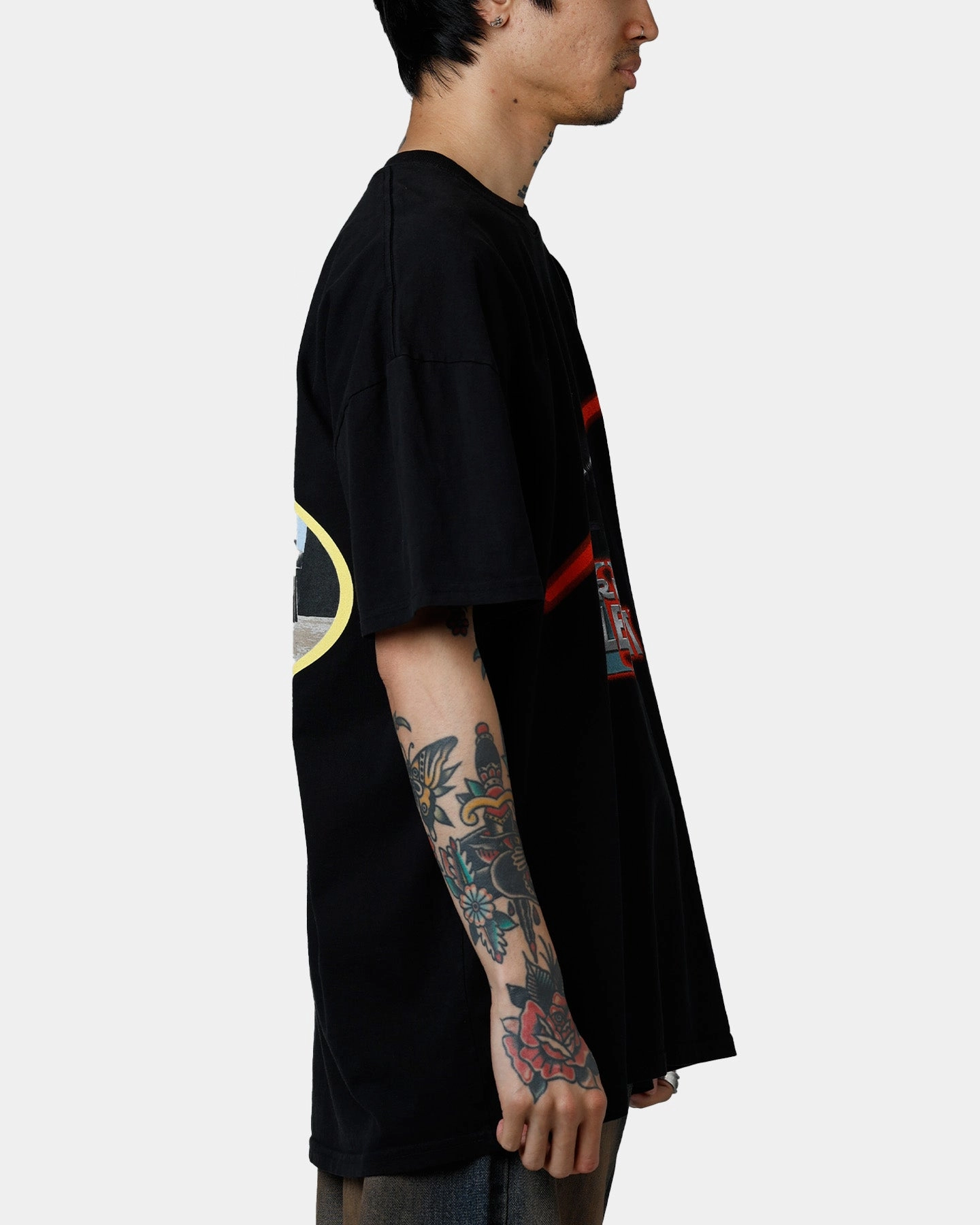 73 Studio Star Wars Darth Maul Battlefront II T-Shirt Black Tagless Collar SnagProof