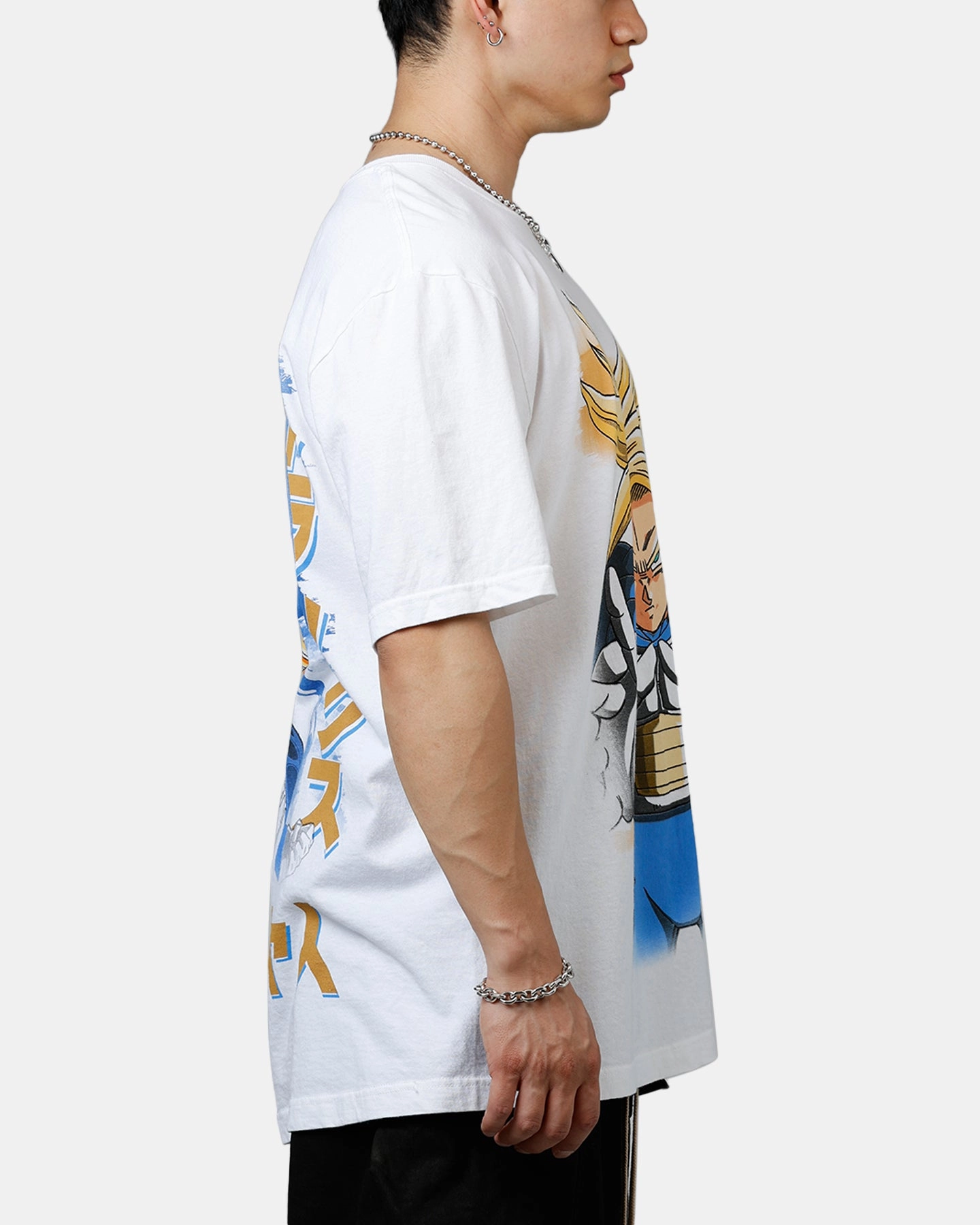 Regular Fit Bioworld Dragon Ball Z Cell Games Saga Trunks T-Shirt White