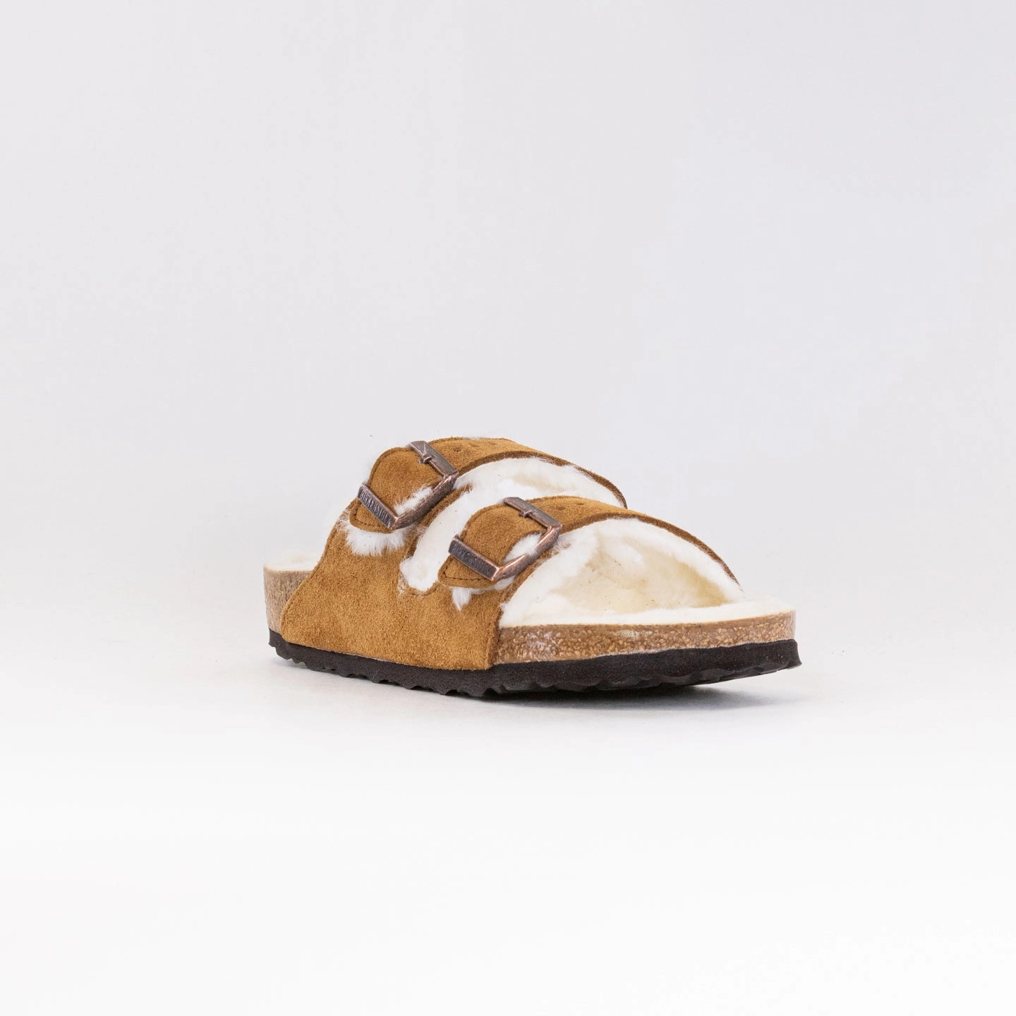 Airy Feeling Birkenstock Arizona Shearling (Women's) - Mink Suede