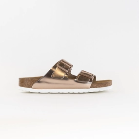 Birkenstock Arizona Soft Footbed (Women's) - Copper Leather Sleek Footwear
