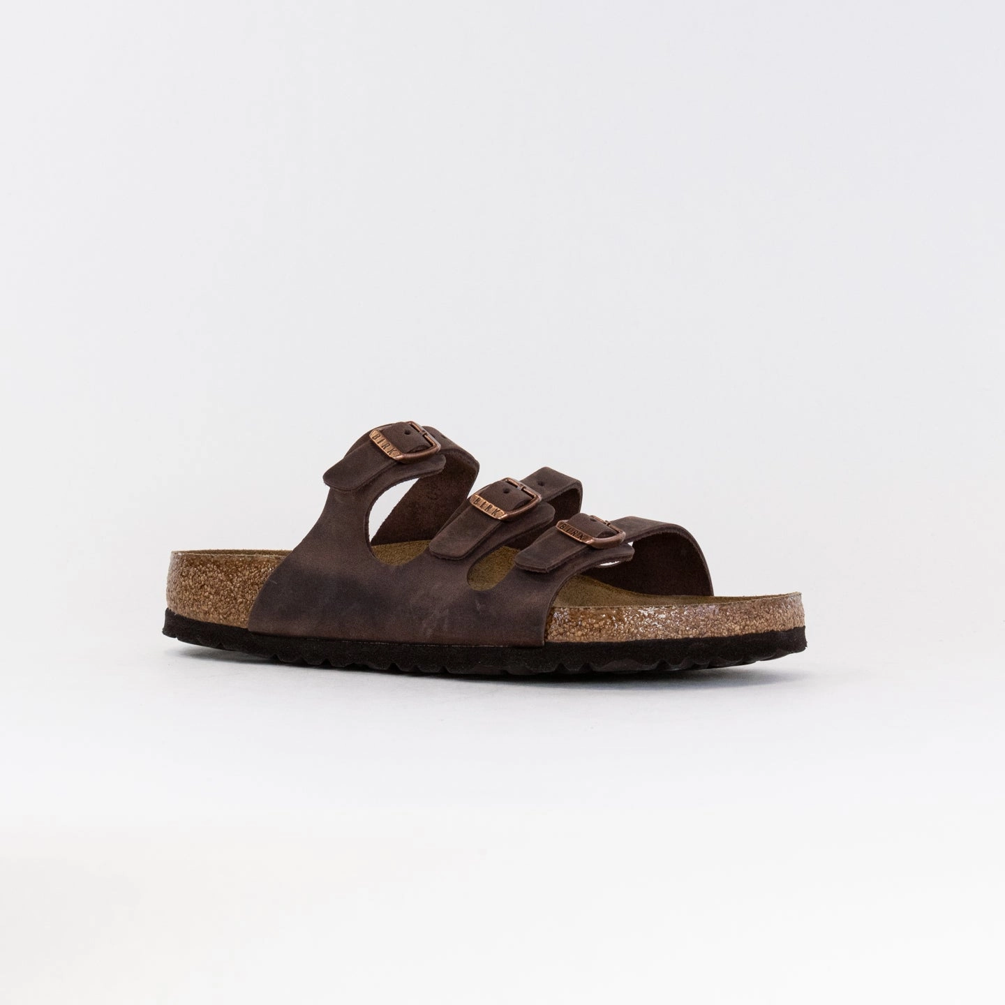 Open Wear Birkenstock Florida Soft Footbed Oiled Leather (Women's) - Habana