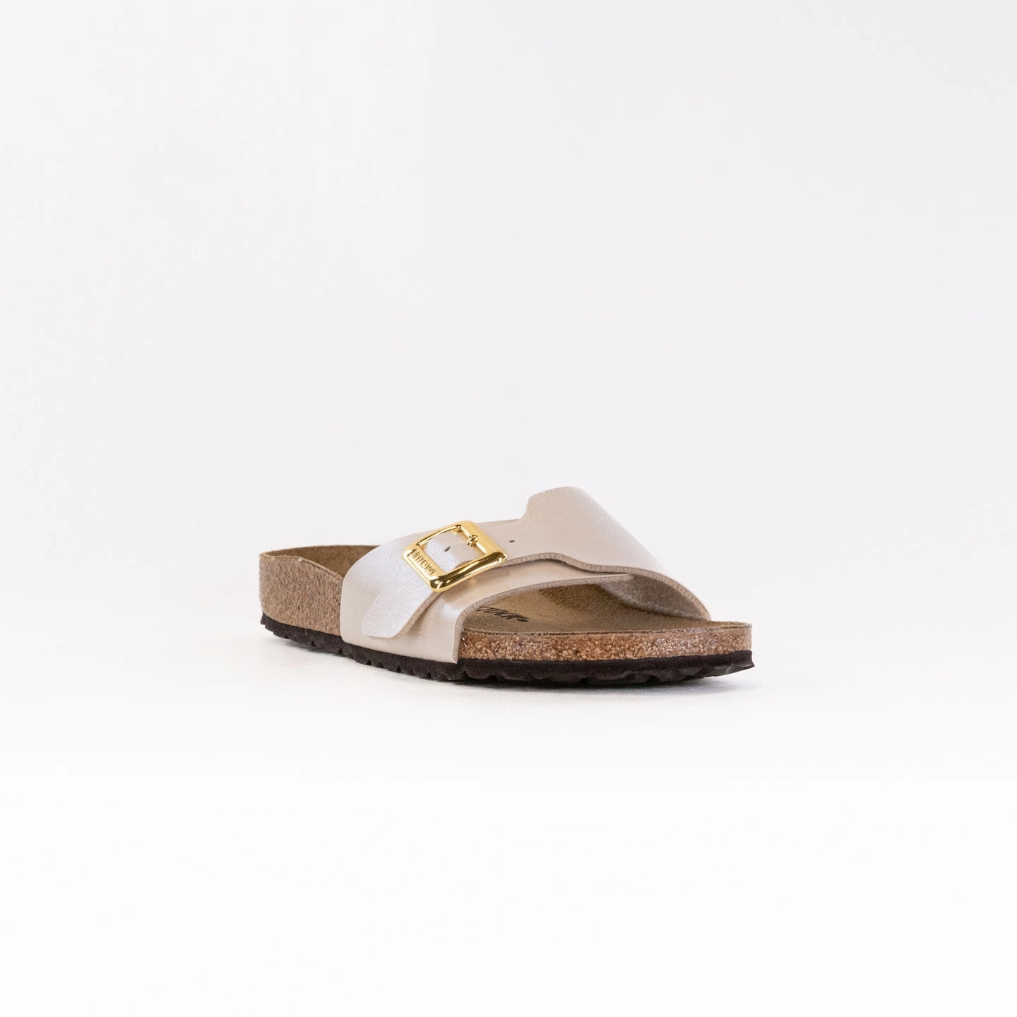 Birkenstock Limted Edition Catalina Luxe Buckle (Women's) - Graceful Pearl White Trendy Footwear hypoallergenic material