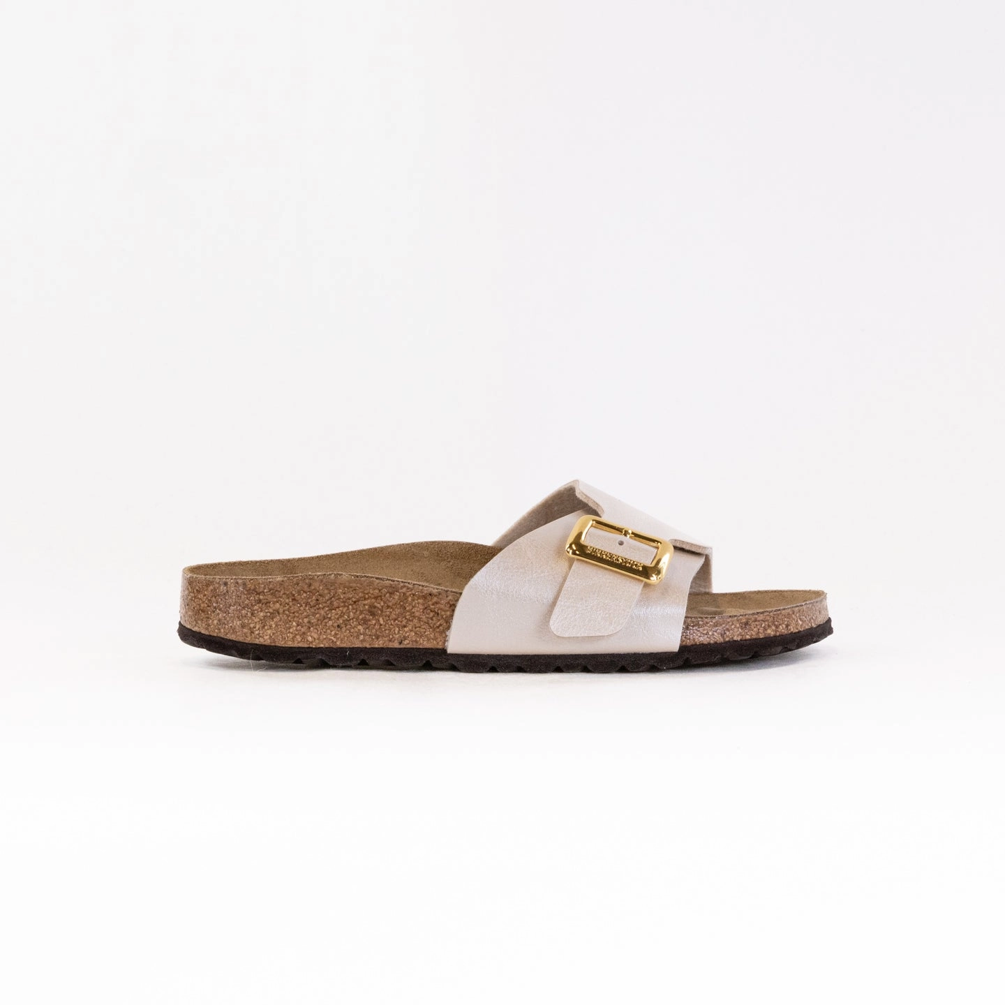 Birkenstock Limted Edition Catalina Luxe Buckle (Women's) - Graceful Pearl White Elegant