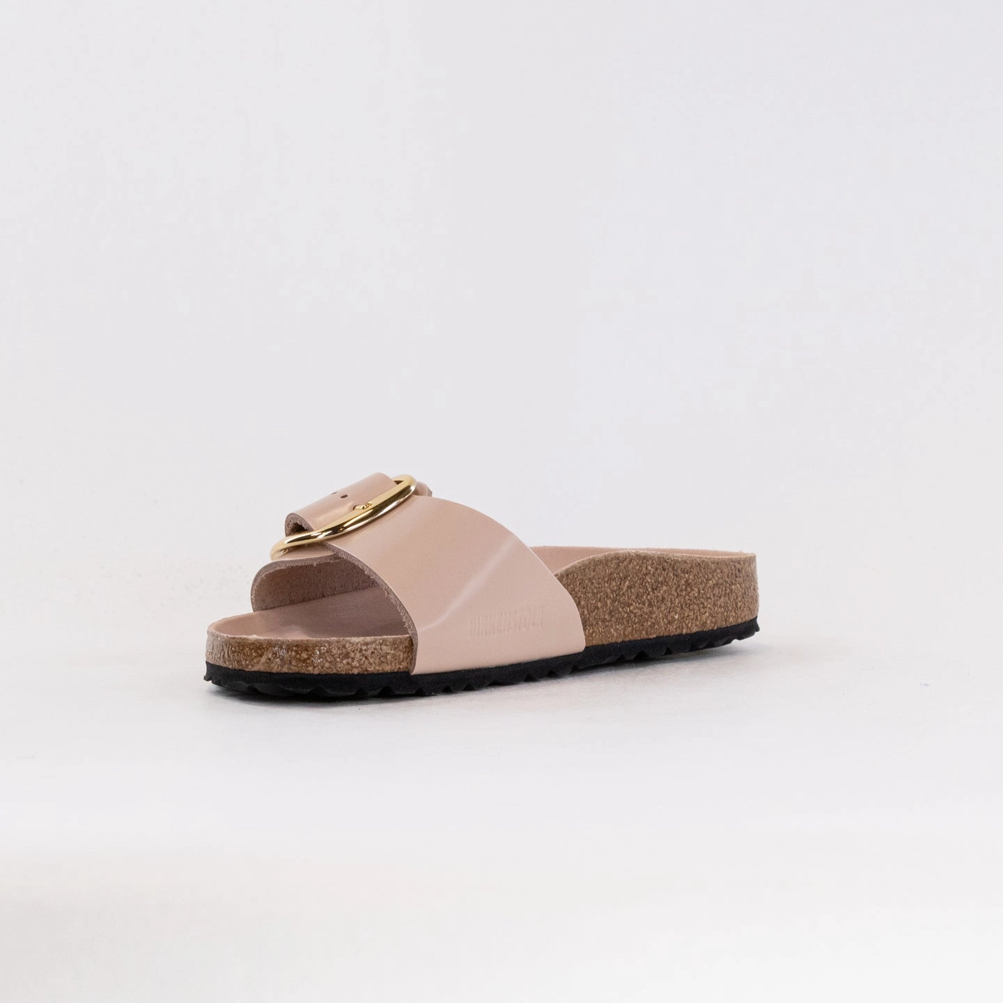 Toe Post Birkenstock Madrid Big Buckle (Women's) - High Shine New Beige