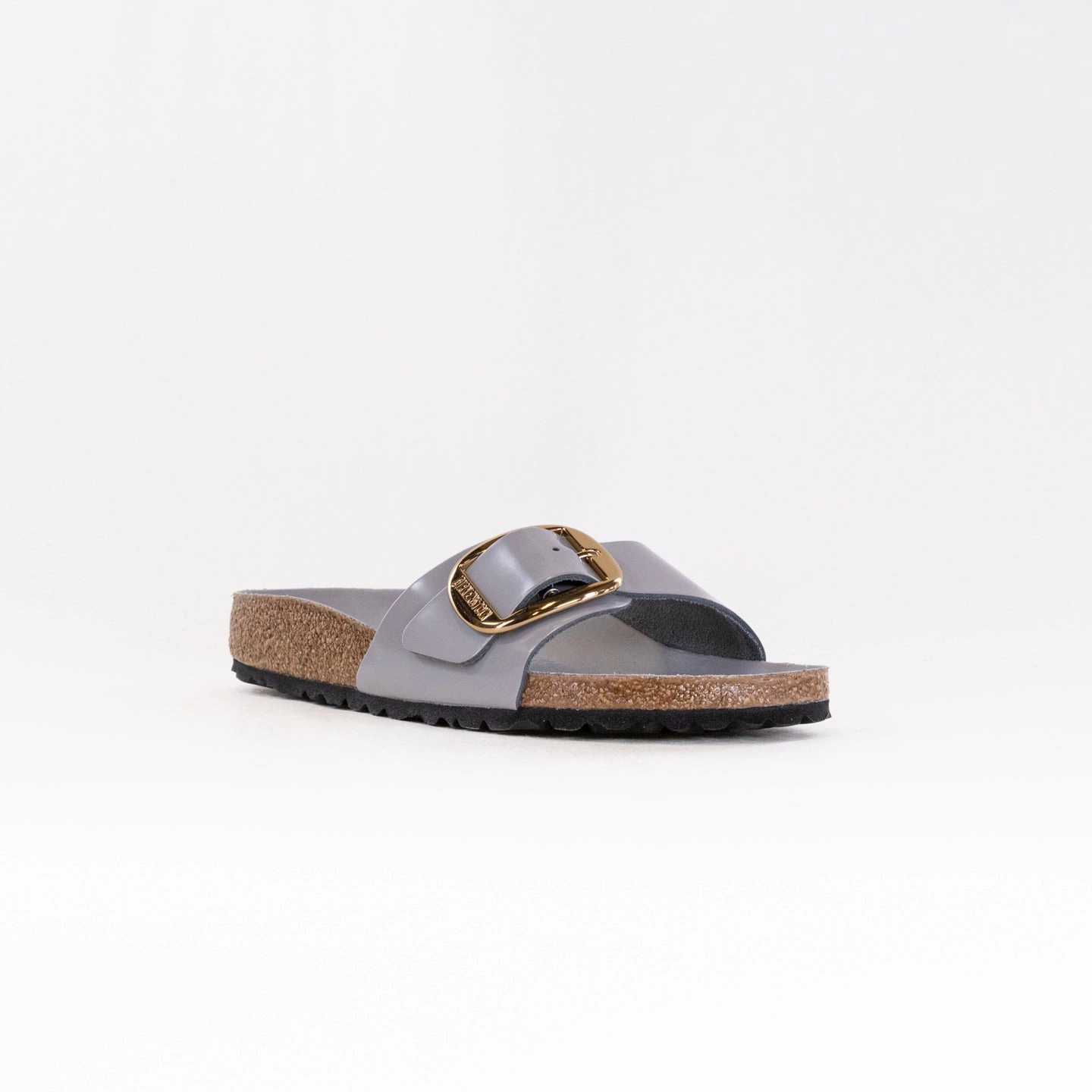 Stabilizing Arch Birkenstock Madrid Big Buckle (Women's) - High Shine Stone Coin