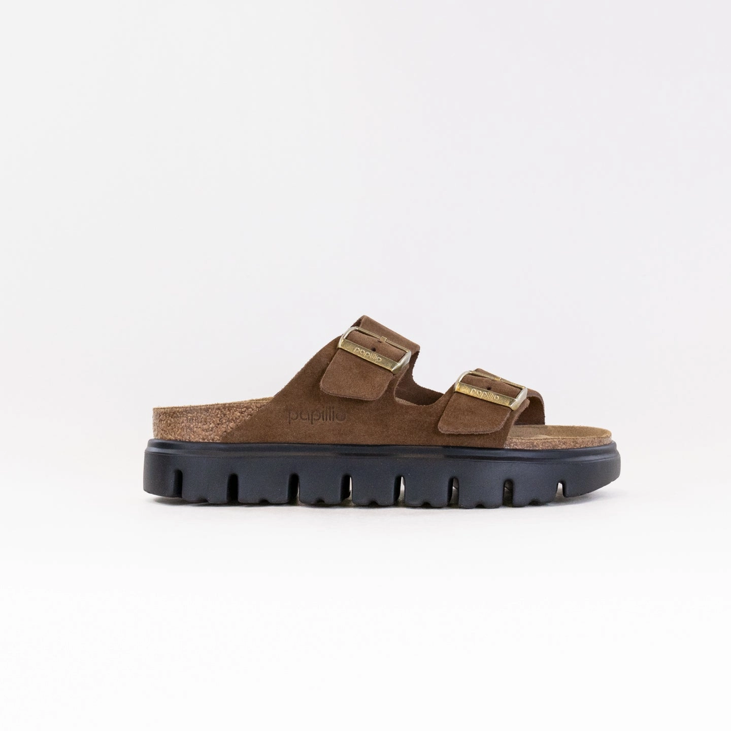 Birkenstock-Papillo Arizona Chunky (Women's) - Dark Tea Breezy Mood