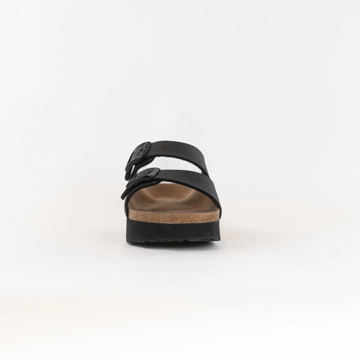 Birkenstock-Papillo Arizona Vegan Birko Flor (Women's) - Black Functional Footwear Ventilation System