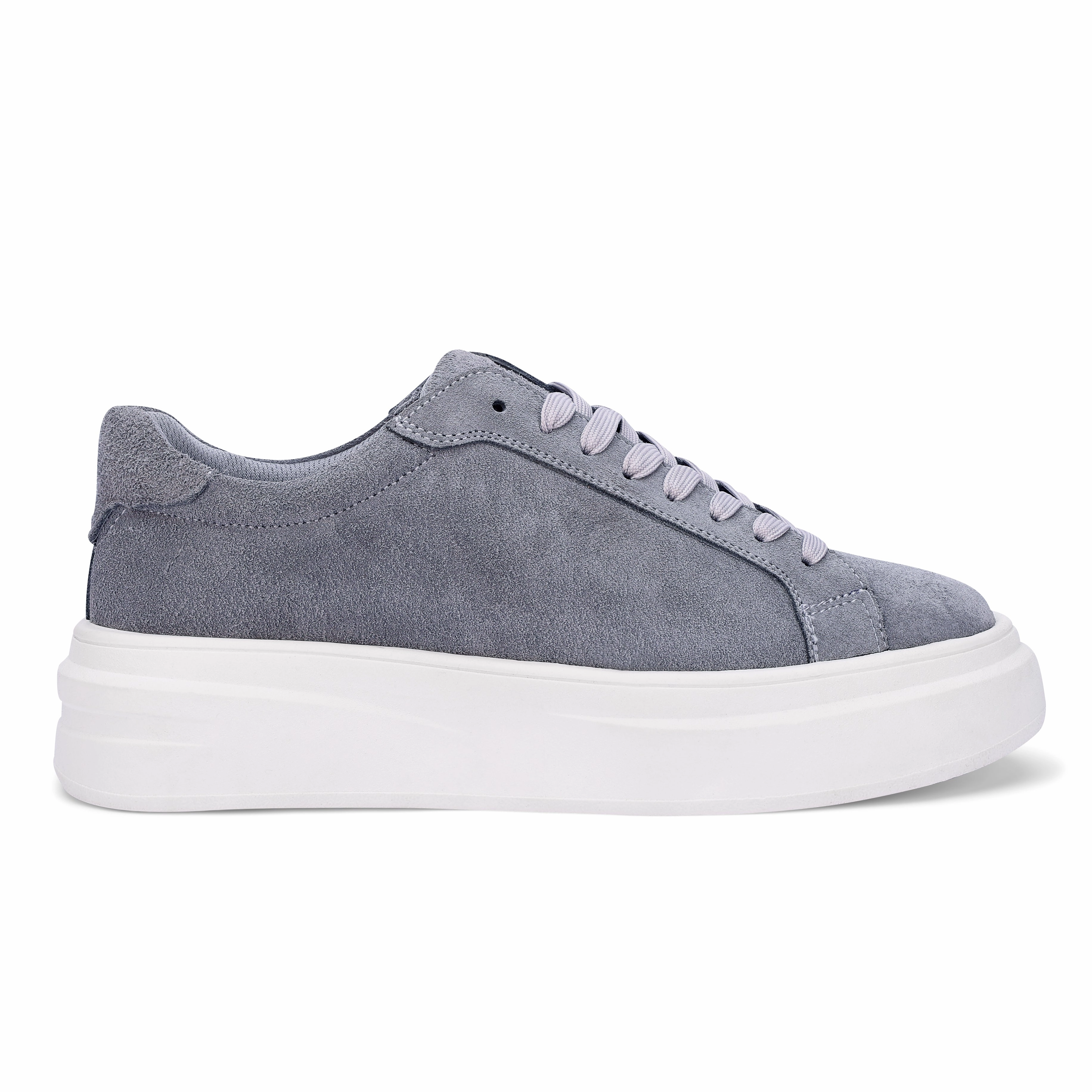 LaceUp BlancPeak | Plain Gray Sneakers