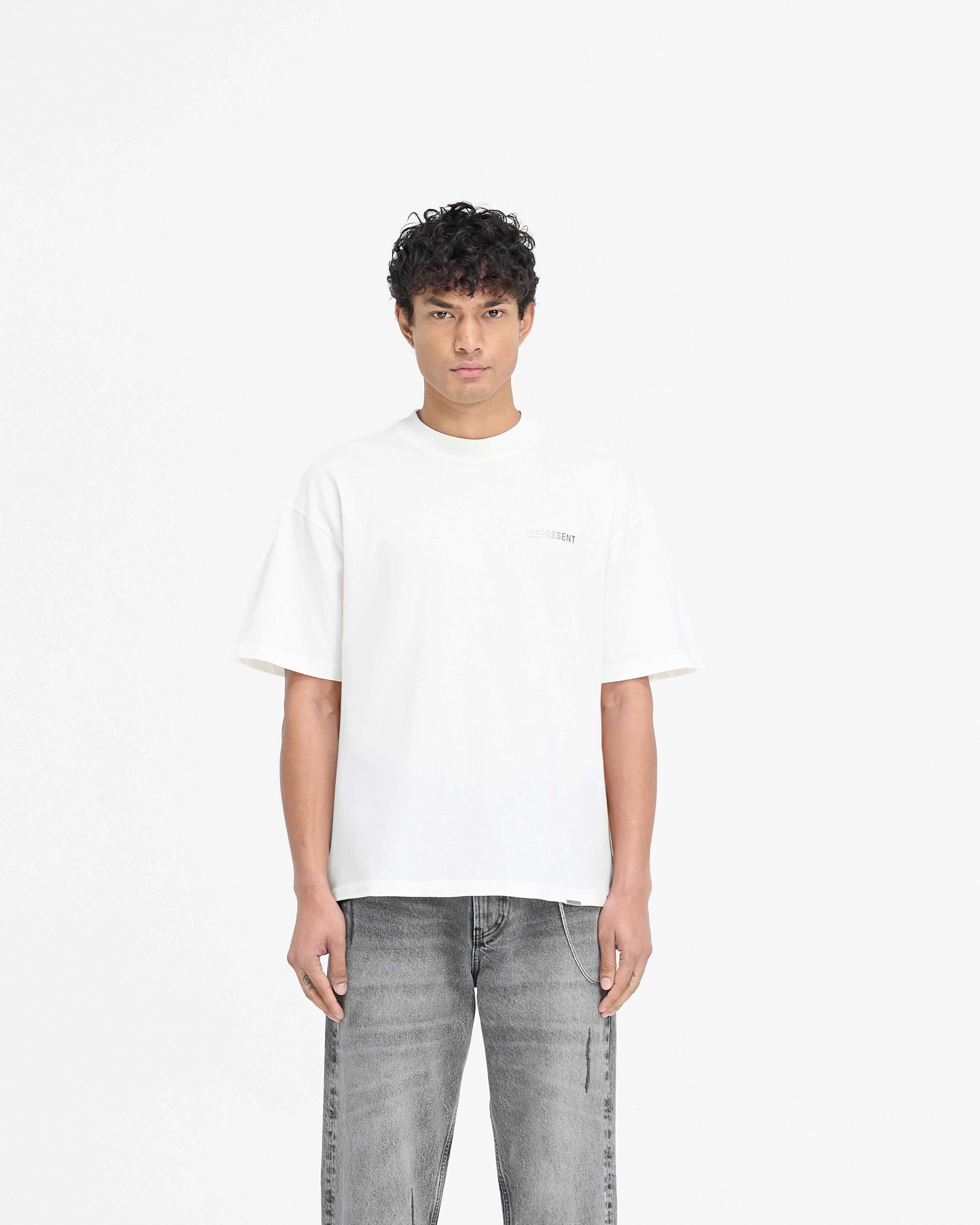 Everyday Trend StretchComfortWeave Block Logo T-Shirt - Flat White