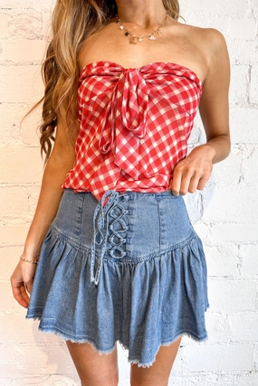 Easy Flex Blue Rush Mini Skort