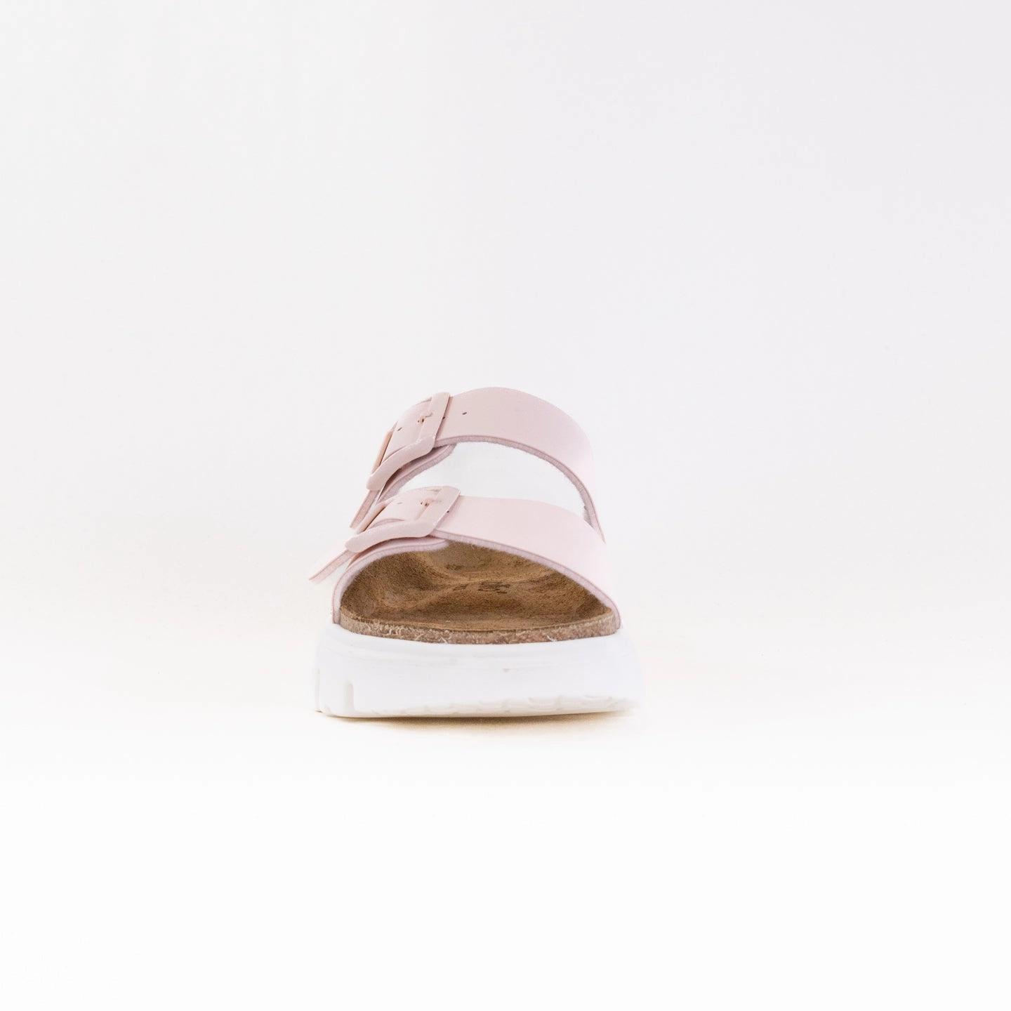 slip resistant texture Birkenstock-Papillo Arizona Chunky (Women's) - Light Rose