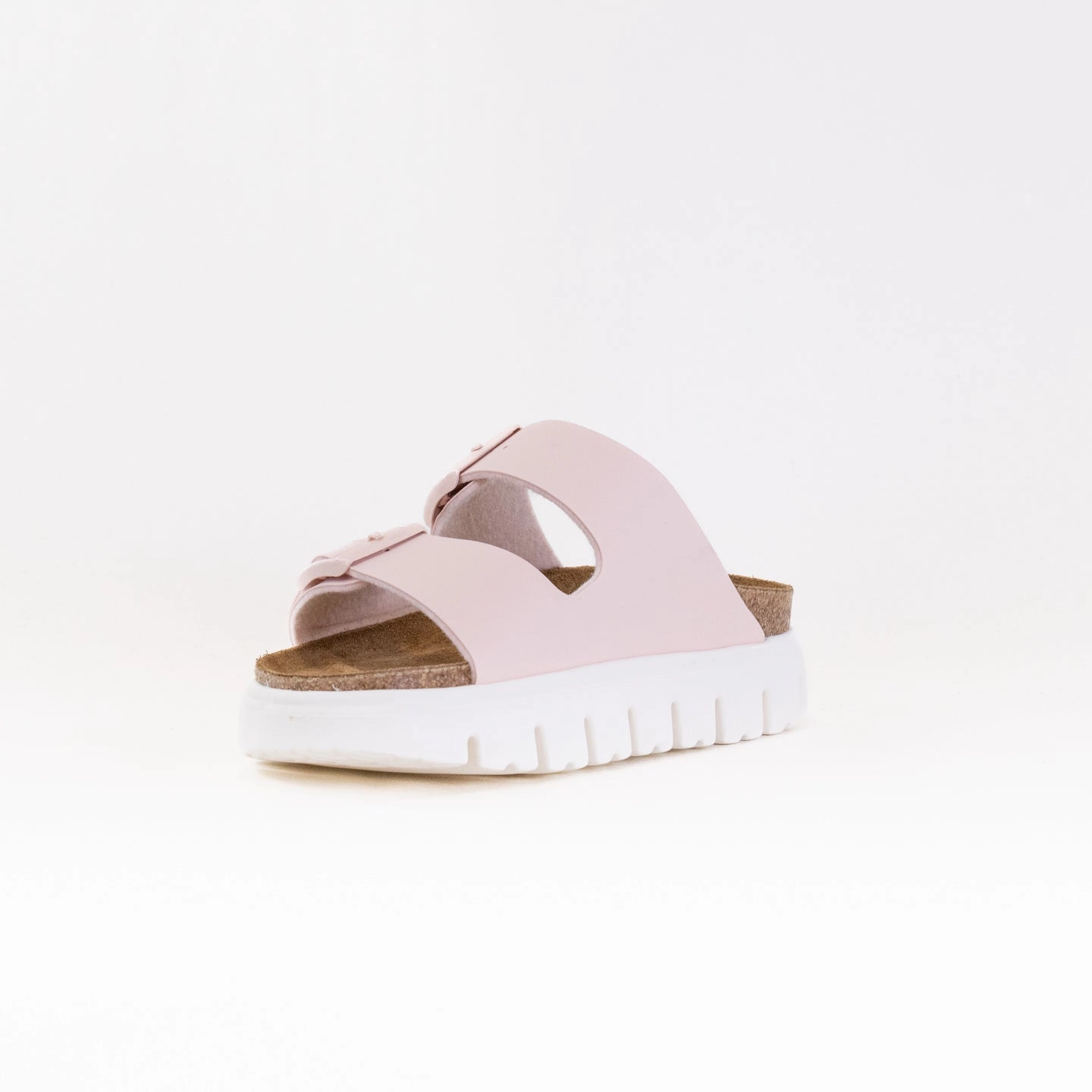 Birkenstock-Papillo Arizona Chunky (Women's) - Light Rose Breathable mesh Work Light