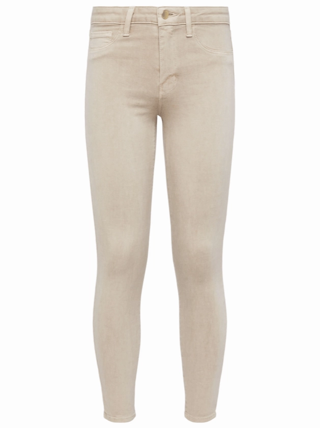 L'AGENCE Margot High Rise Skinny Jeans In Biscuit Style Neutral