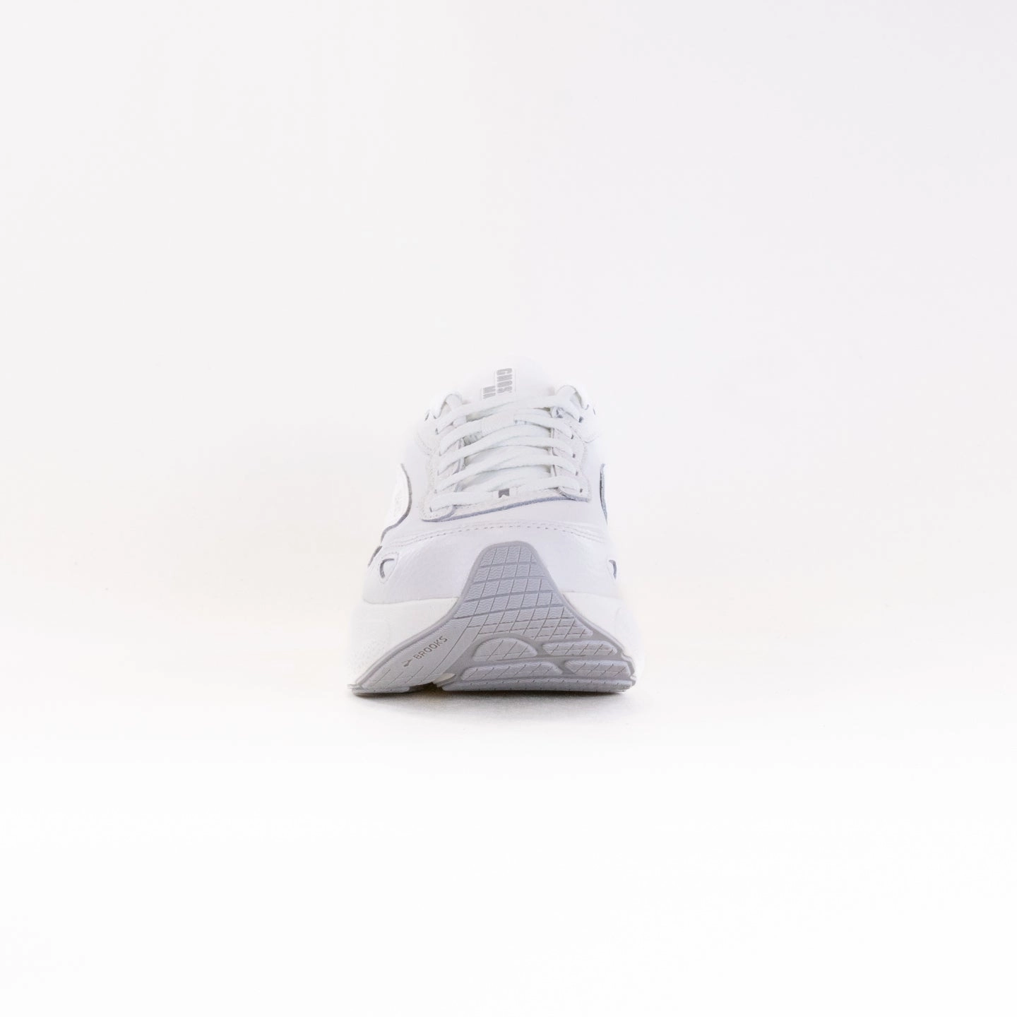 Reflective Detailing Brooks Ghost Max Leather (Men's) - White/White