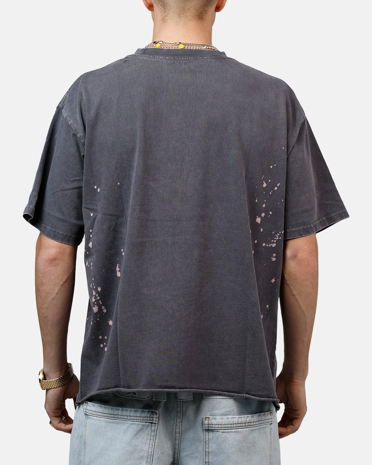 ZipperedPockets Bravado Guns N Roses Cross T-Shirt Washed Black