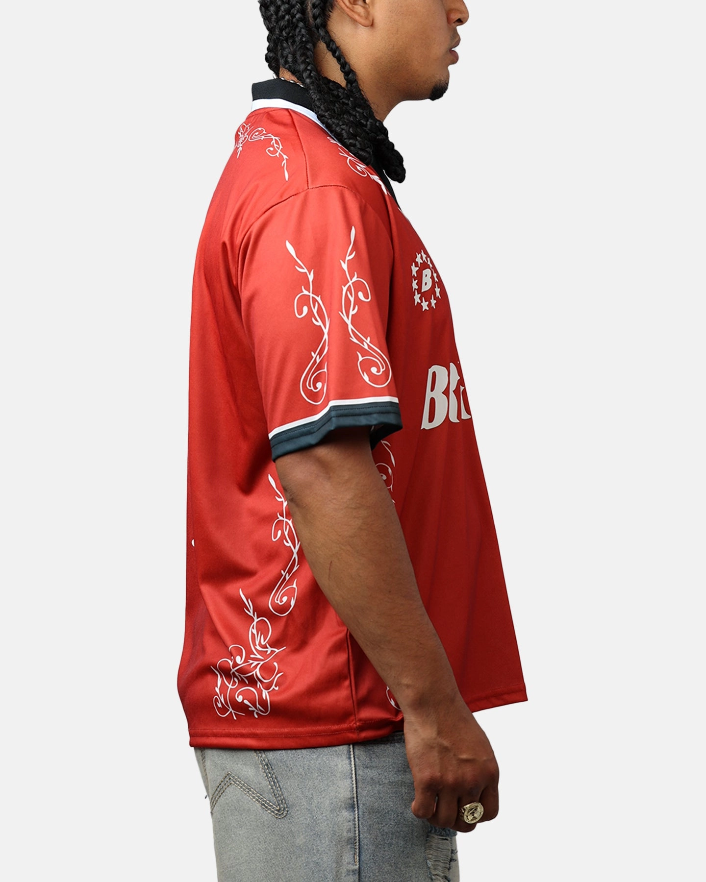 Bravest Western Jersey Red Soft Material