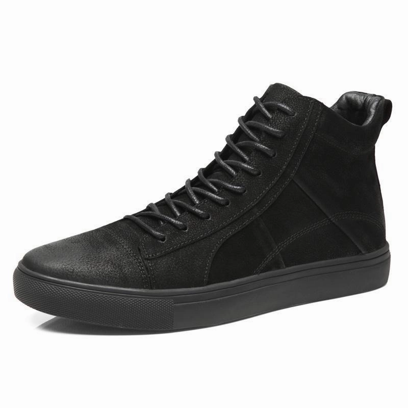 Removable Insole West Louis? High Top Genuine Leather Sneakers
