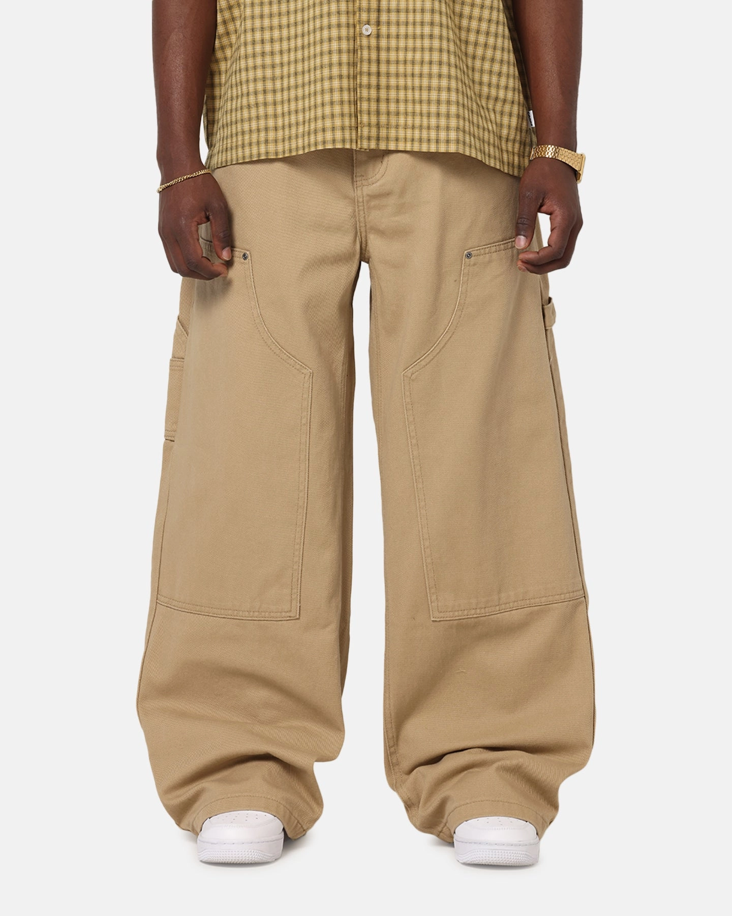 Chilly Wear Shape Retention Carre Baggy Work Jeans Stone