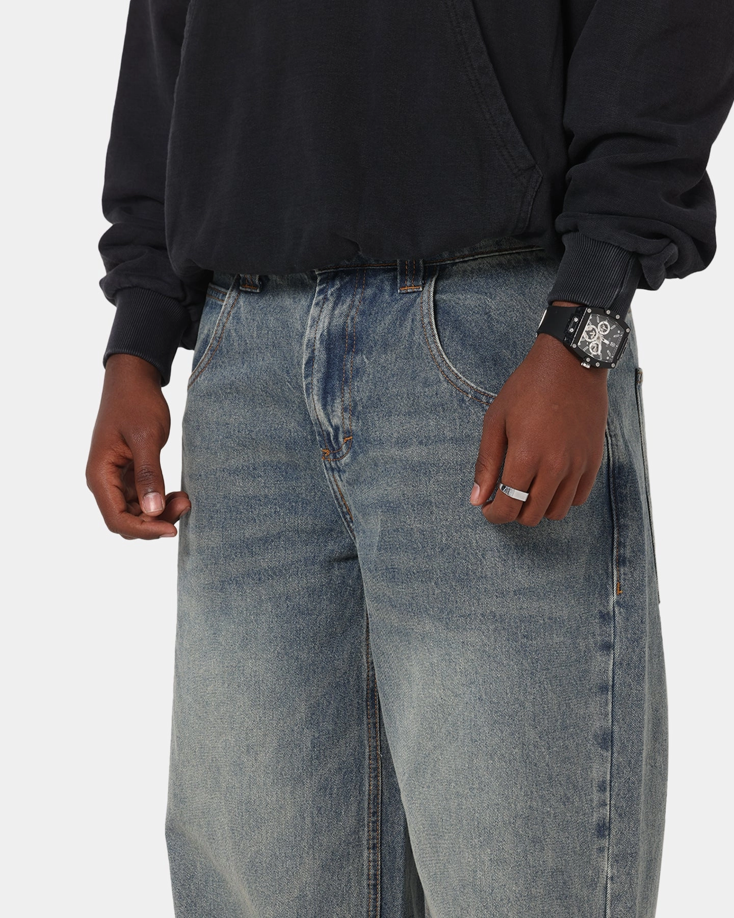 Saint Morta Amplus Crossfire Jeans Dirty Denim SoftLining Fresh Fit