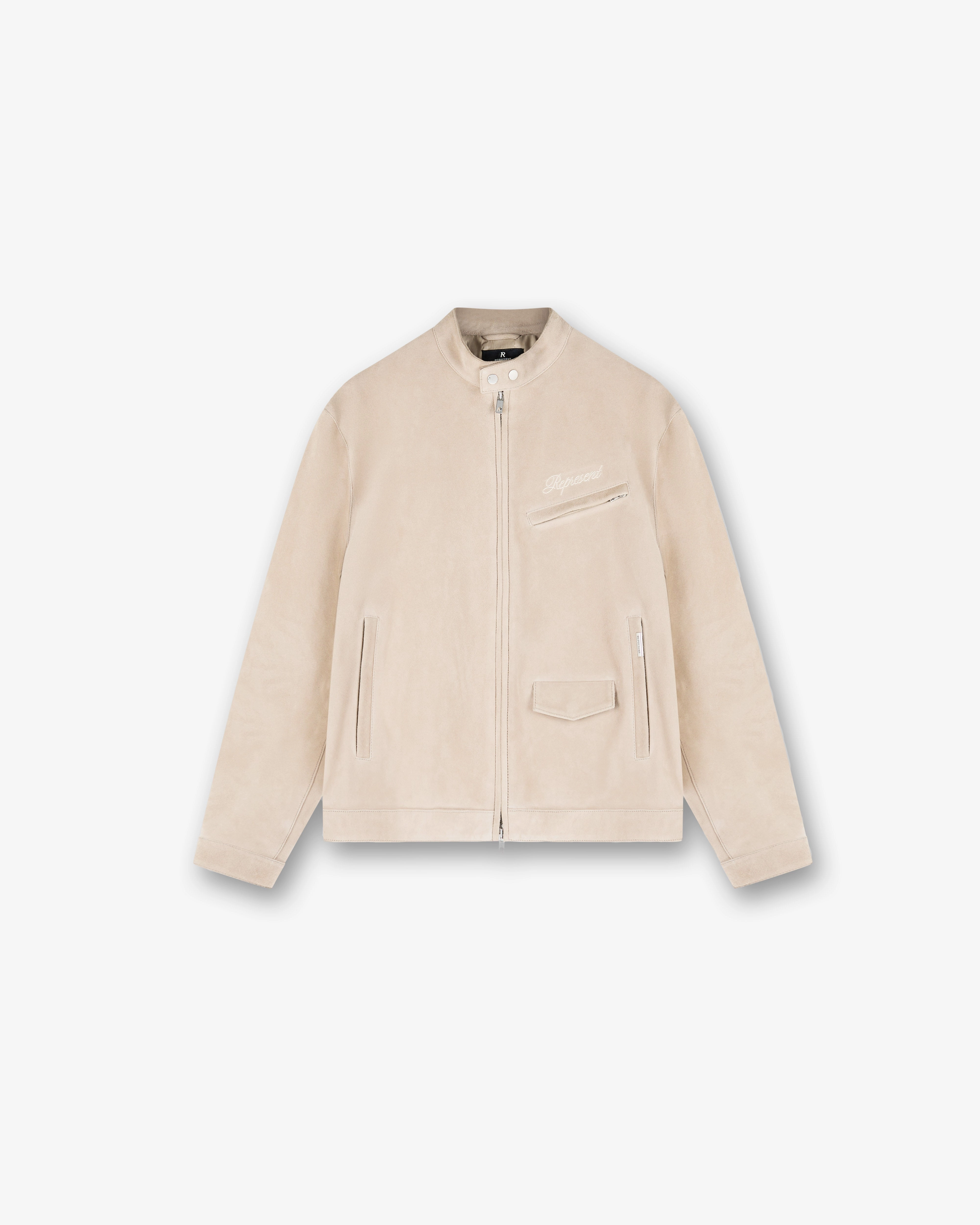 Taped Seam Technology Overdrive Suede Jacket - Beige