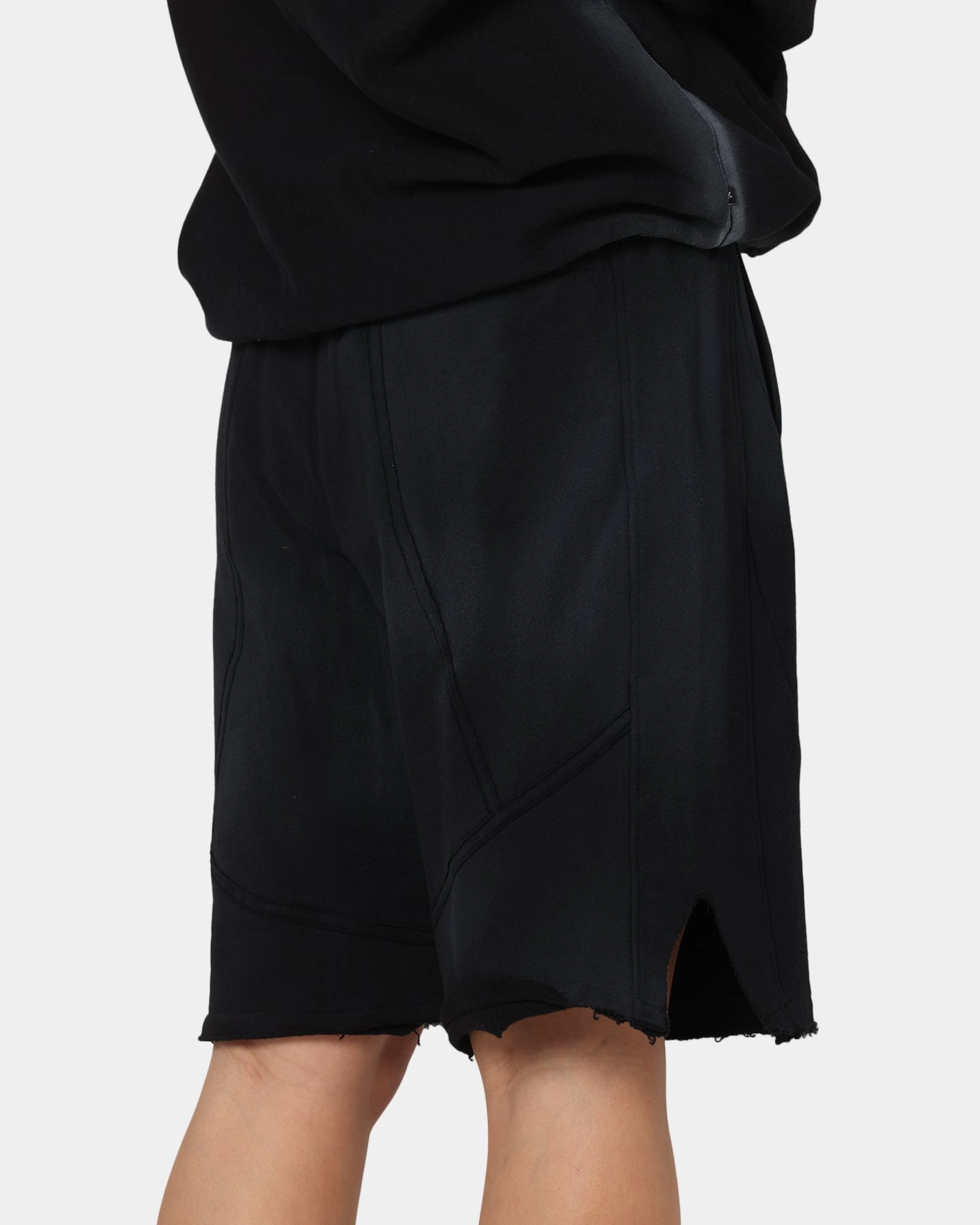 The Anti Order Apocalypse Sweat Shorts Sunfade Black Fit Freedom