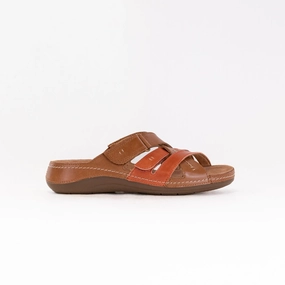 Clarks Cecily Slide (Women's) - Tan Combination Work Break