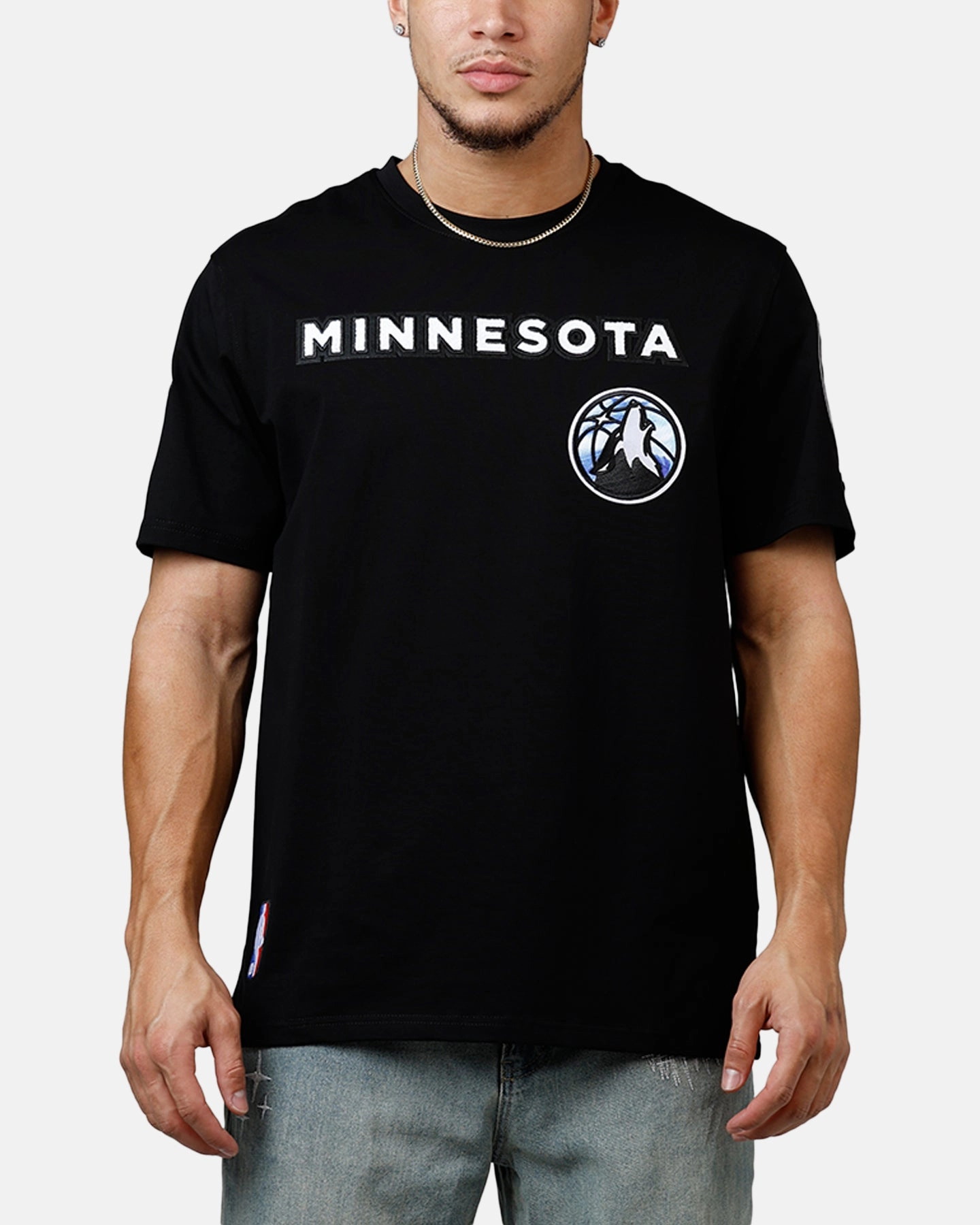 Pro Standard Minnesota Timberwolves City 24-25 Season T-Shirt Black Casual Tee