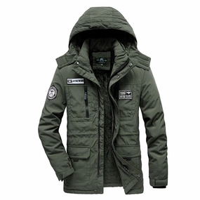 DurableStitching West Louis? Fashion Casual Tactics Military Hooded Coat