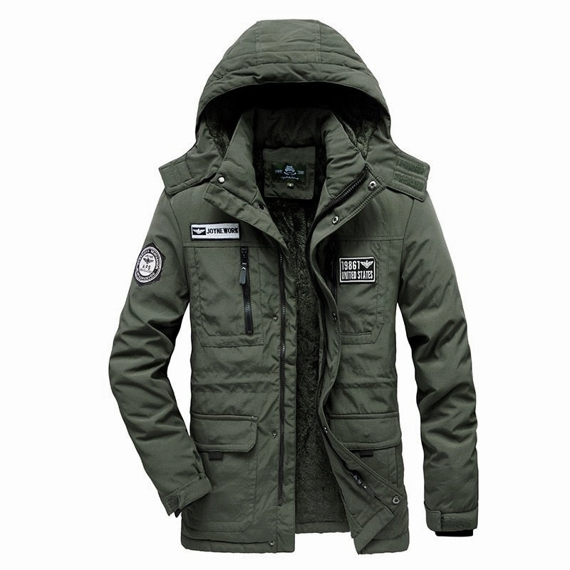 DurableStitching West Louis? Fashion Casual Tactics Military Hooded Coat