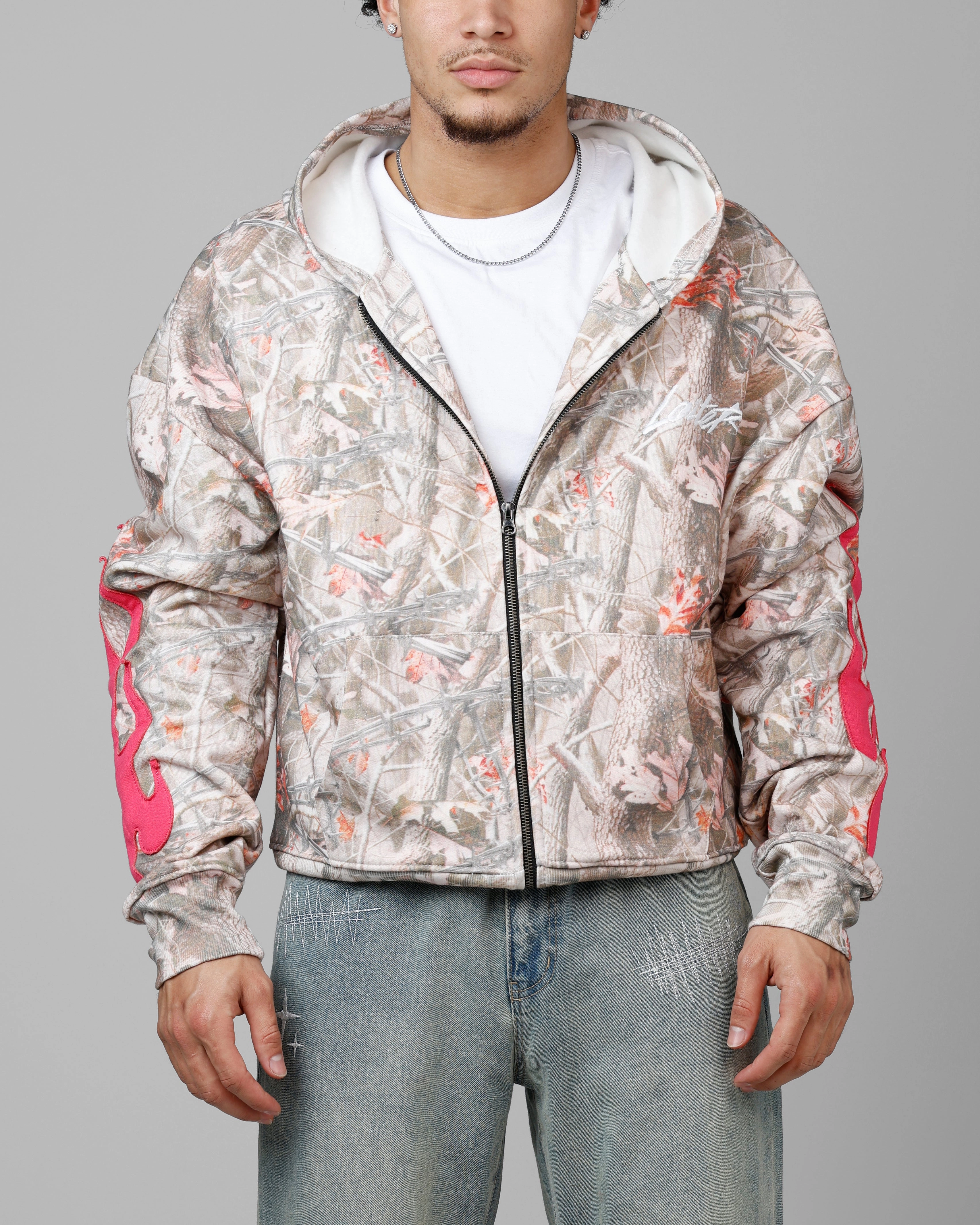 Summer Wardrobe Loiter Inferno Hoodie Real Tree Camo