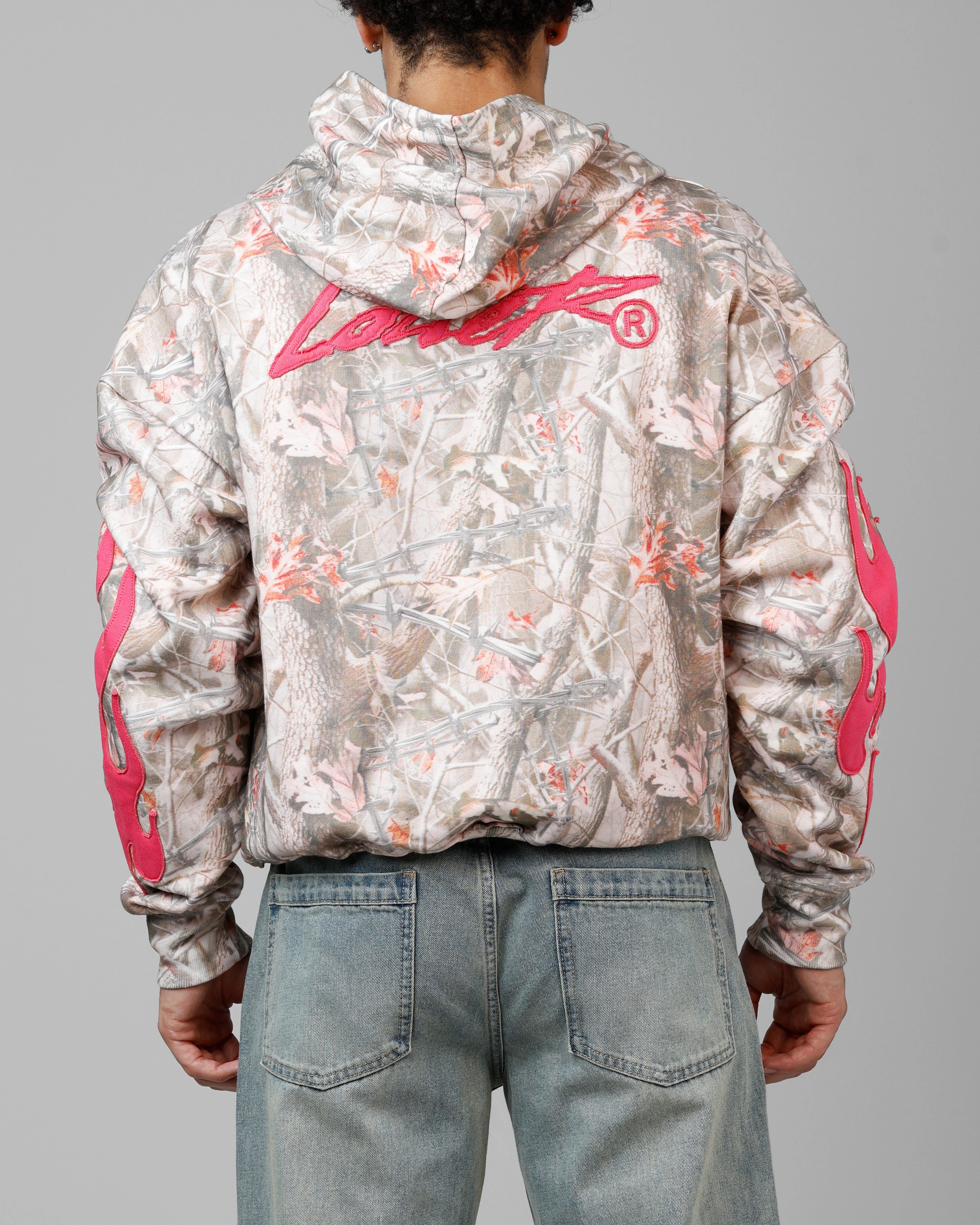 Recycled Fiber Blend Loiter Inferno Hoodie Real Tree Camo