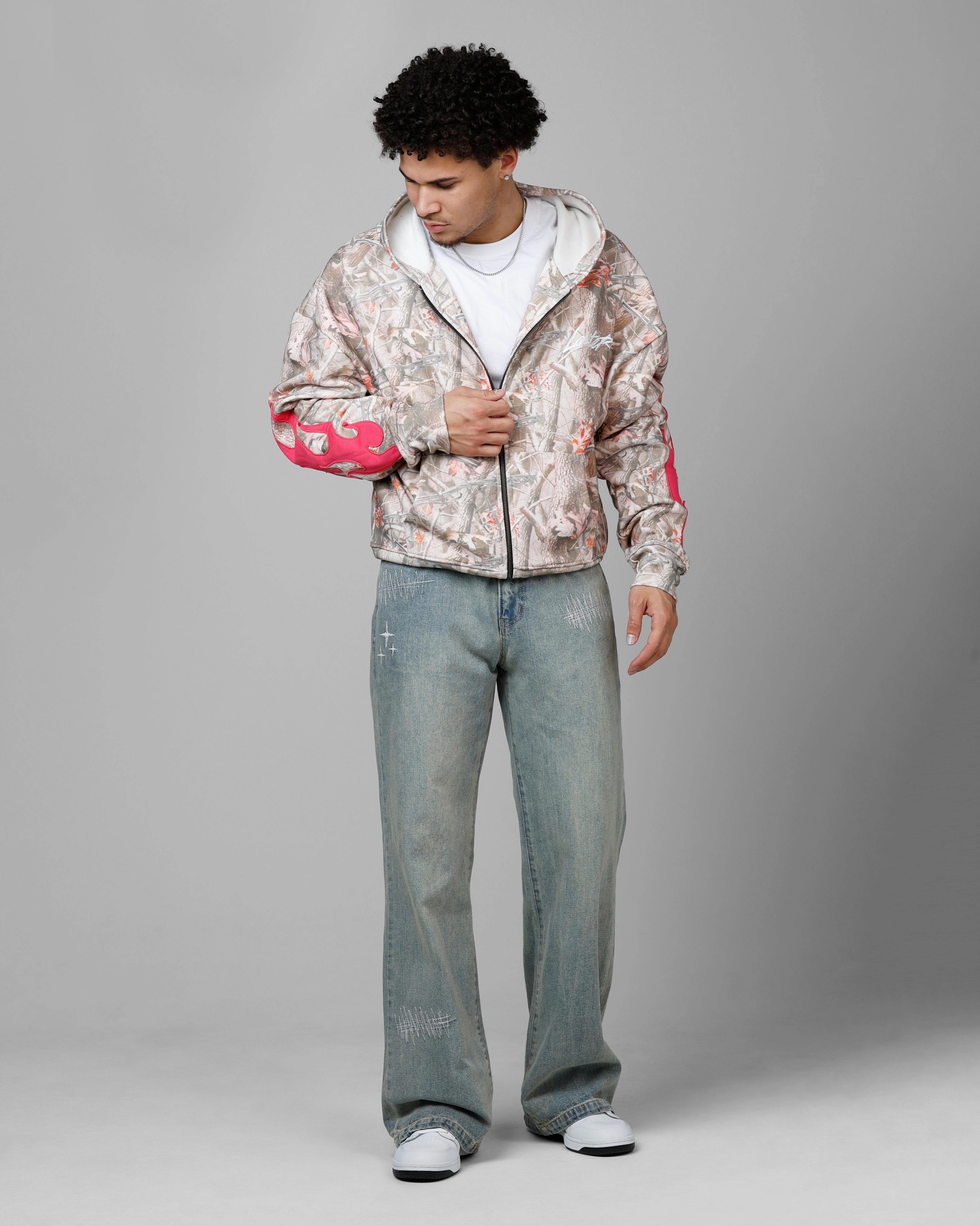 ThermalRegulation Reinforced Buttonholes Loiter Inferno Hoodie Real Tree Camo