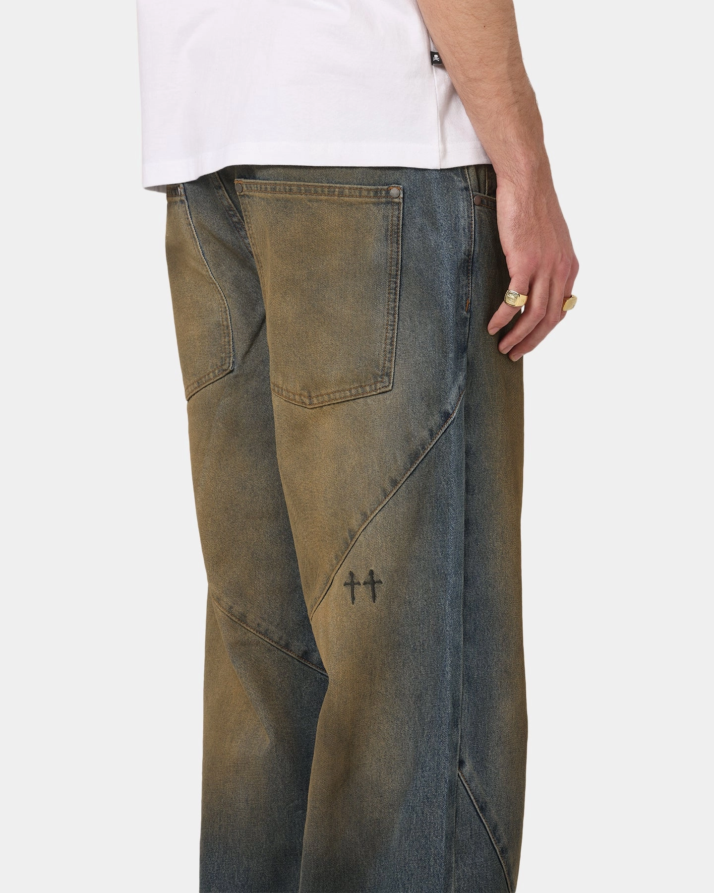 Quick Access Zippers Saint Morta Amplus Dirty Jeans Real Dirty Blue