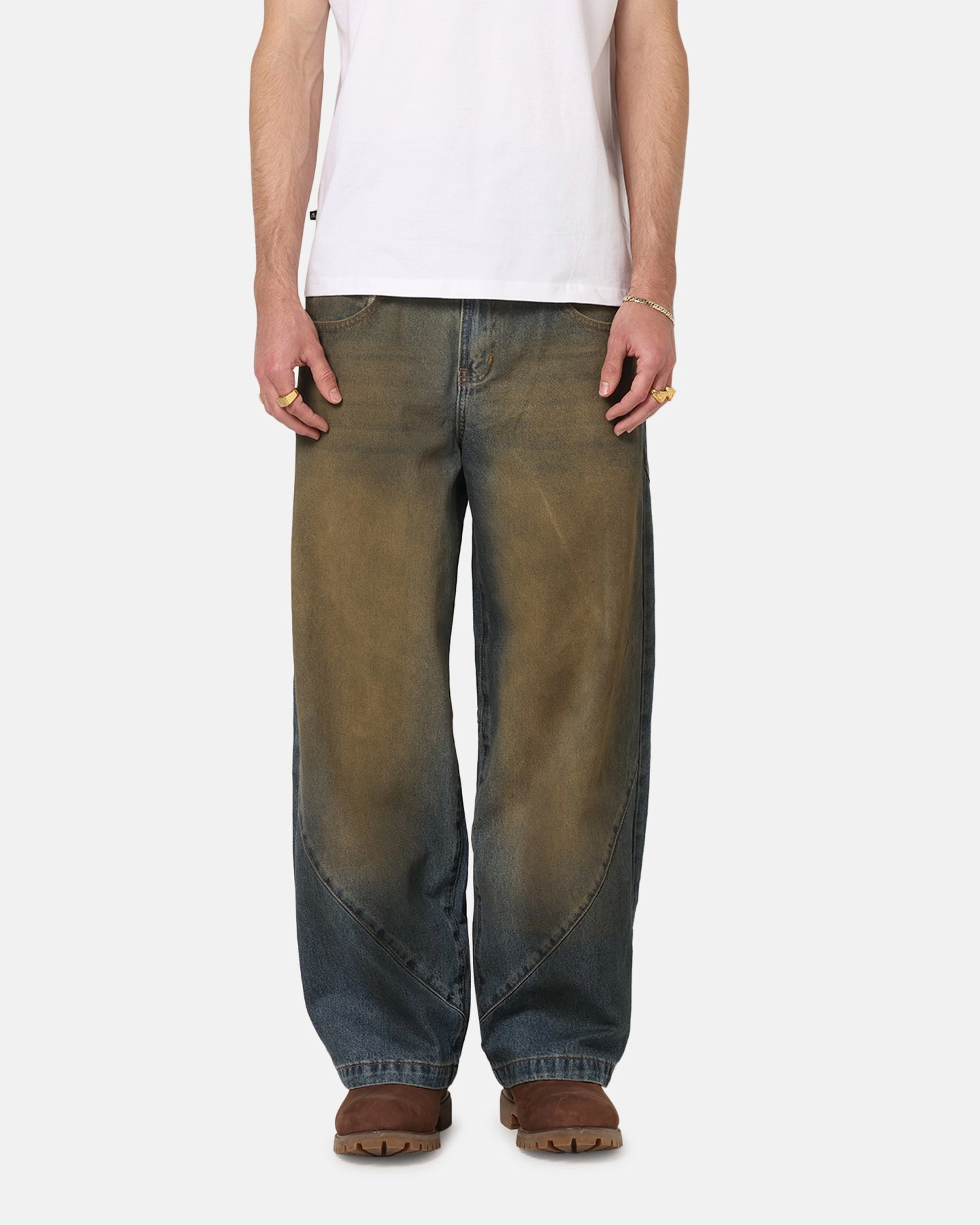 Saint Morta Amplus Dirty Jeans Real Dirty Blue RuggedDurability Office Friendly