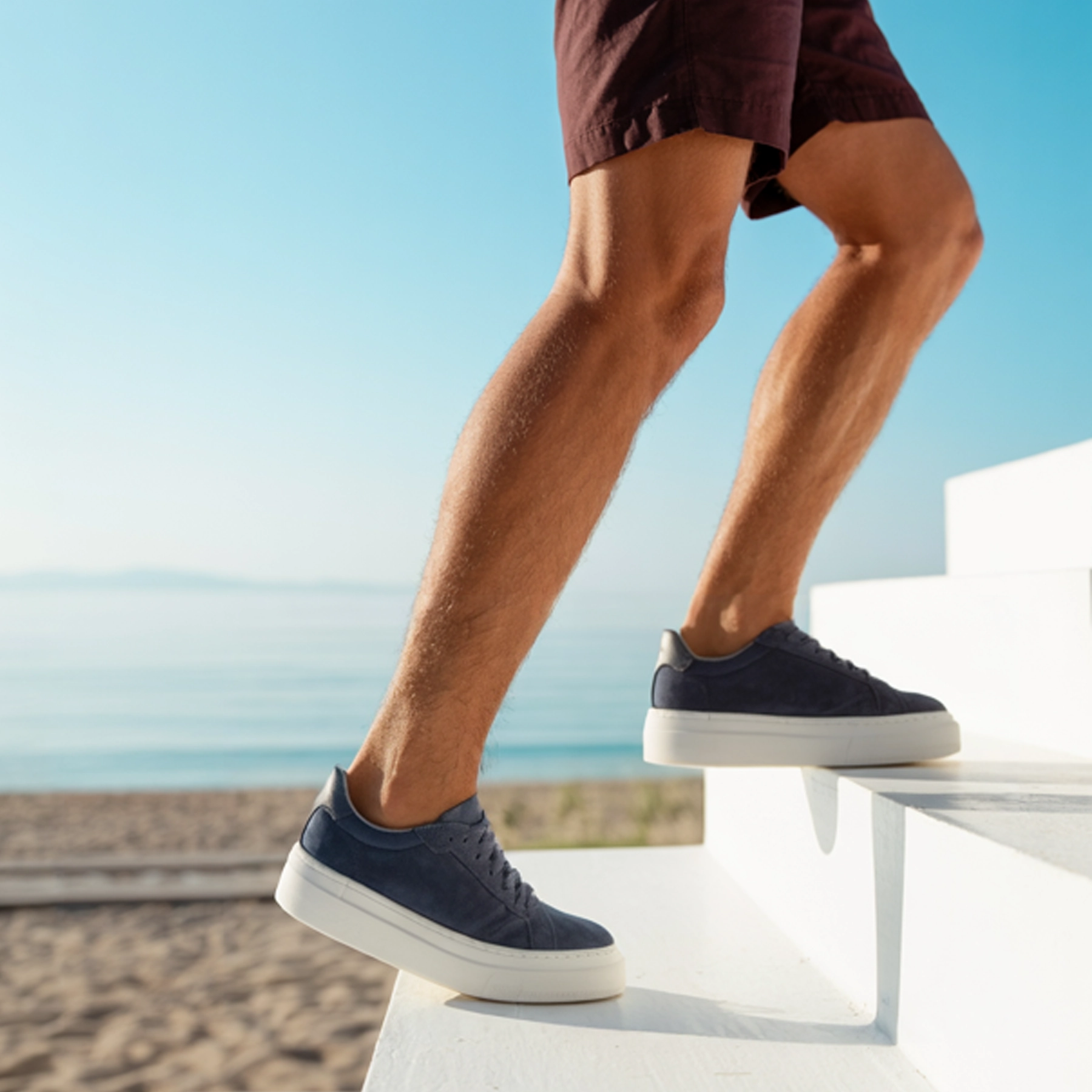 Brio Midnight Rise Navy Blue Sneaker Performance Mode