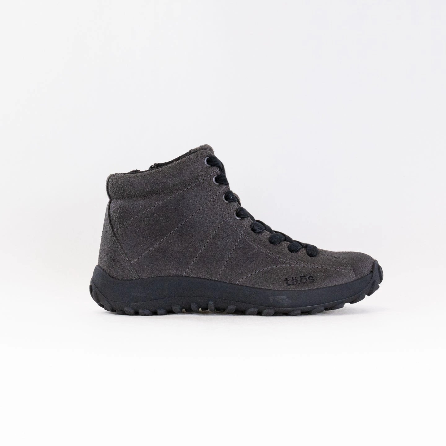 High-Top Style Taos Trail Mix (Women's) - Charcoal Ruff Out Leather