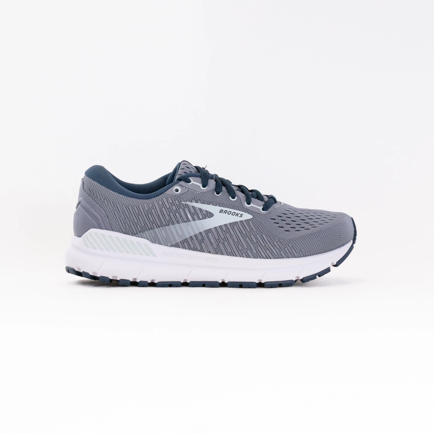 Brooks Addiction GTS 15 (Women's) - Grey/Navy/Aqua Comfort Flexibility powerlifting shoes