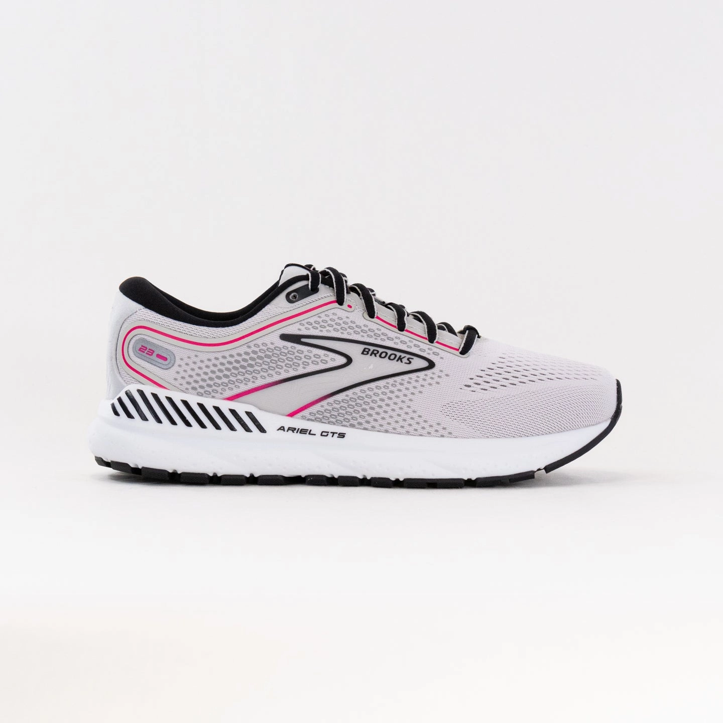 Brooks Ariel GTS 23 (Women??s) - Grey/Black/Pink Compression Web Bracing