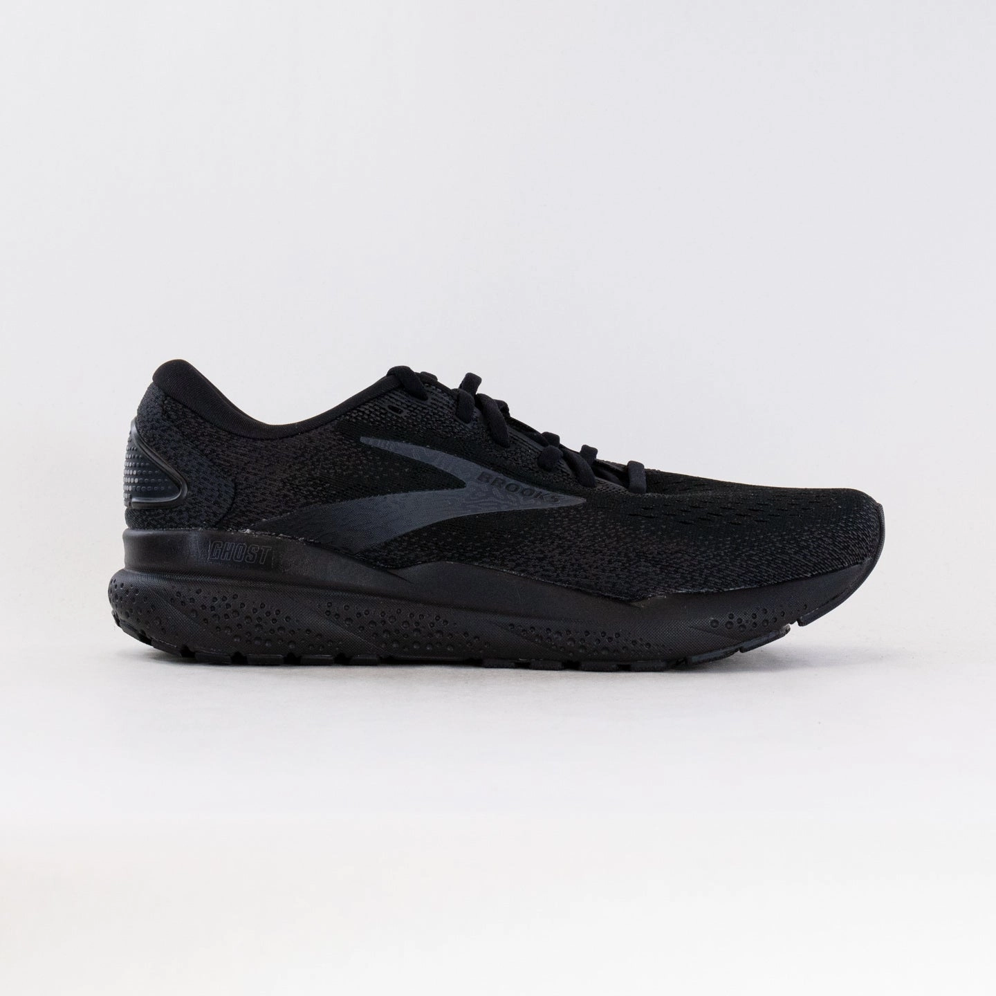 Brooks Ghost 16 (Men??s) - Black/Black/Ebony trekking Lace   Up
